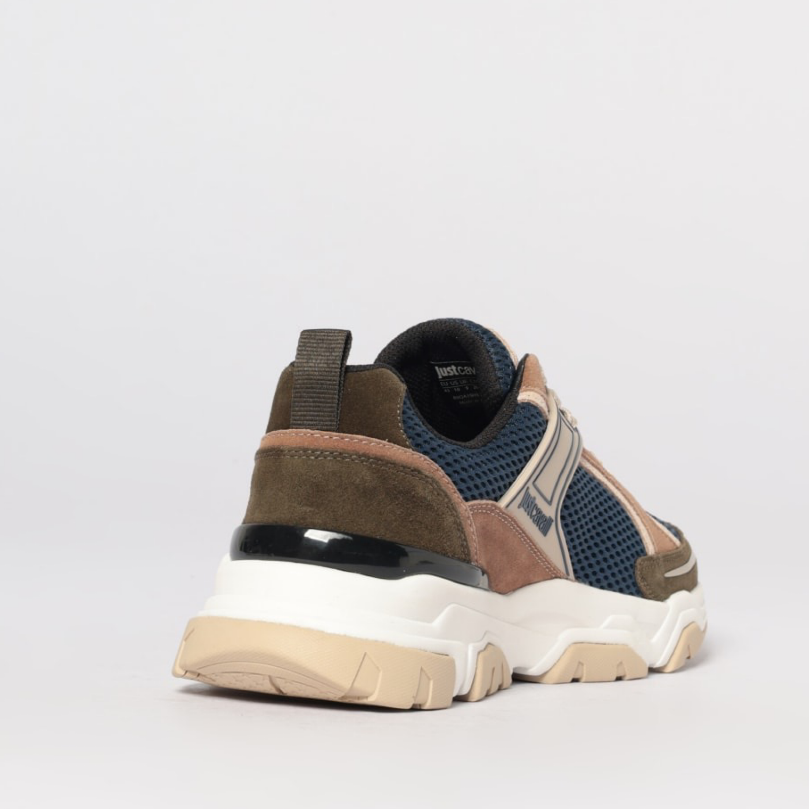 Мъжки маратонки Just Cavalli Fondo Liuk 80QA3SH5 ZPC22 V77 Heel View