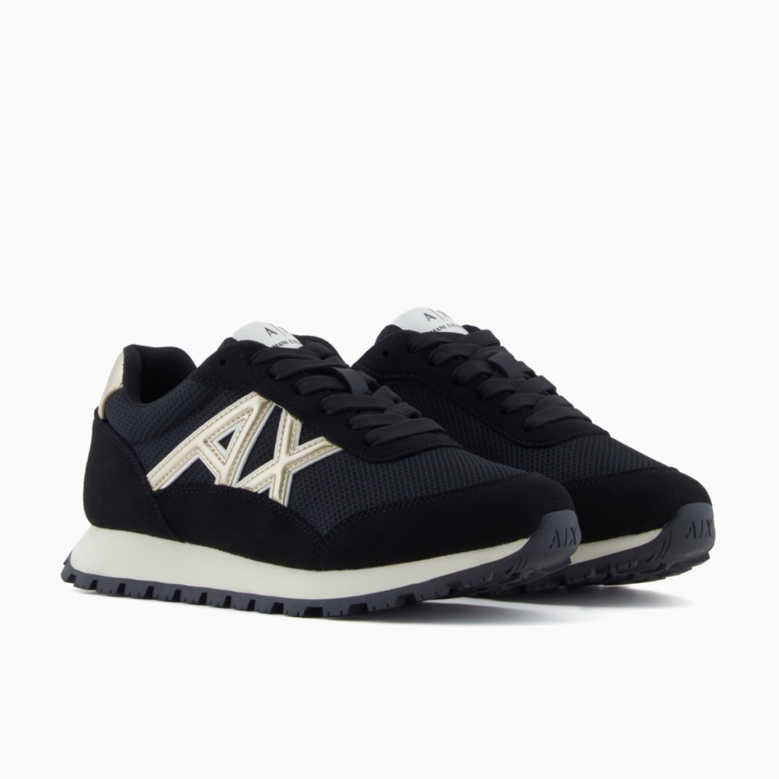 Дамски черни маратонки Armani Exchange XW002150 AF19388 Medial View