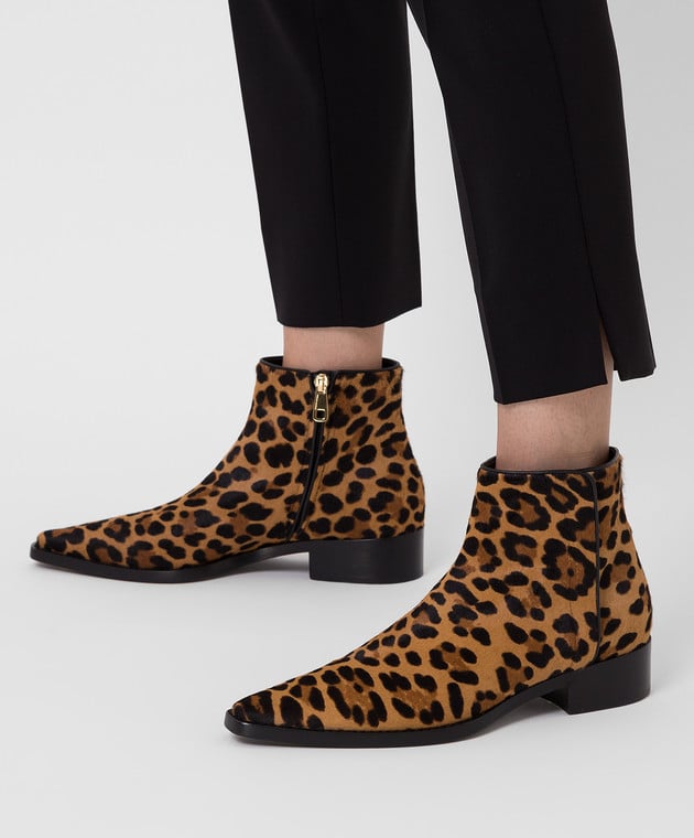 Дамски елегантни боти с остър връх Women’s leopard ankle boots DOLCE & GABBANA CT0583 AI533 lifestyle
view