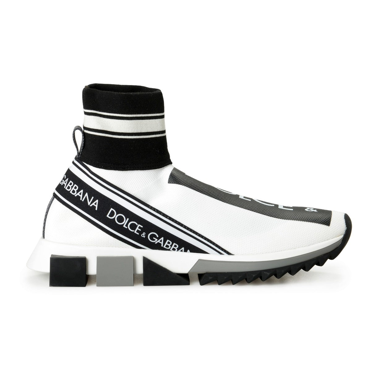 Dolce & Gabbana Sorrento High Top Women Sneakers Lateral View