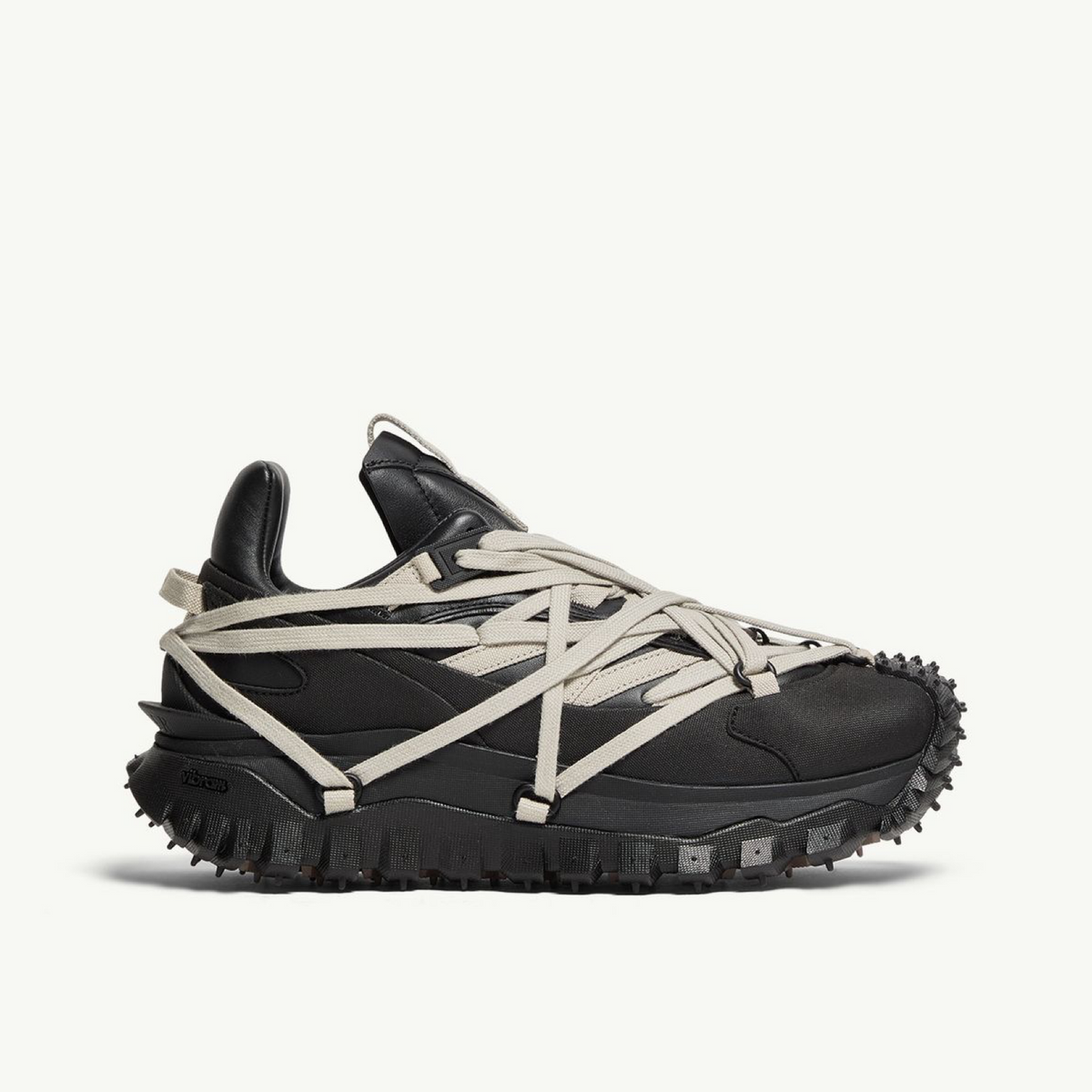 Moncler + Rick Owens Trailgrip Megalace Sneakers L109N4M00010M4321999 Lateral View