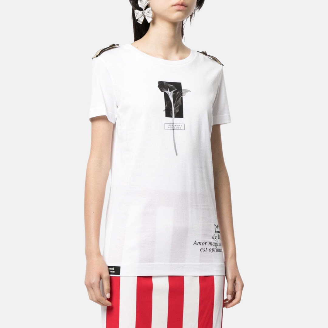 Дамска бяла тениска Dolce & Gabbana Women T-Shirt