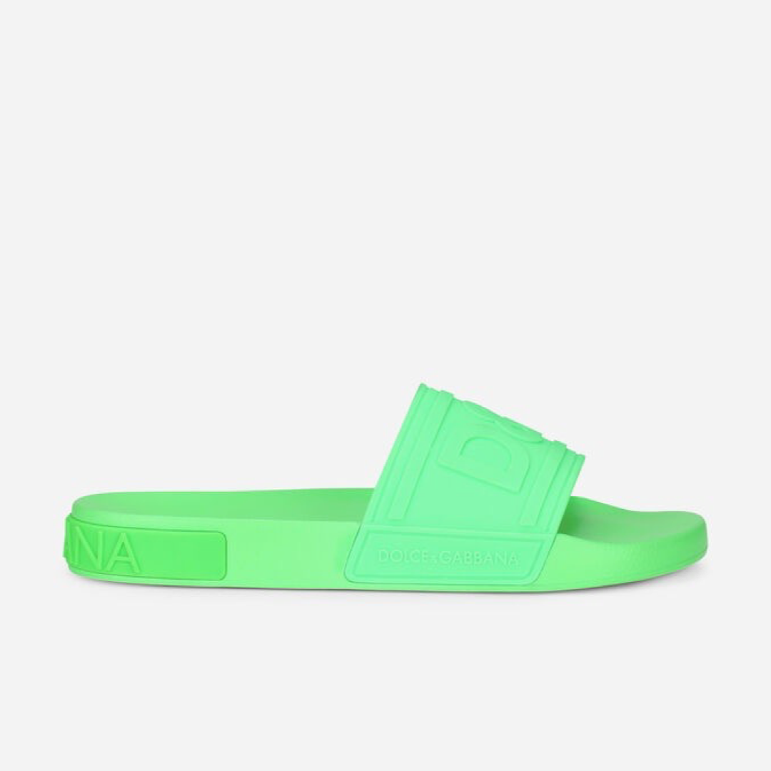 Мъжки зелени чехли Dolce & Gabbana Men Slippers
