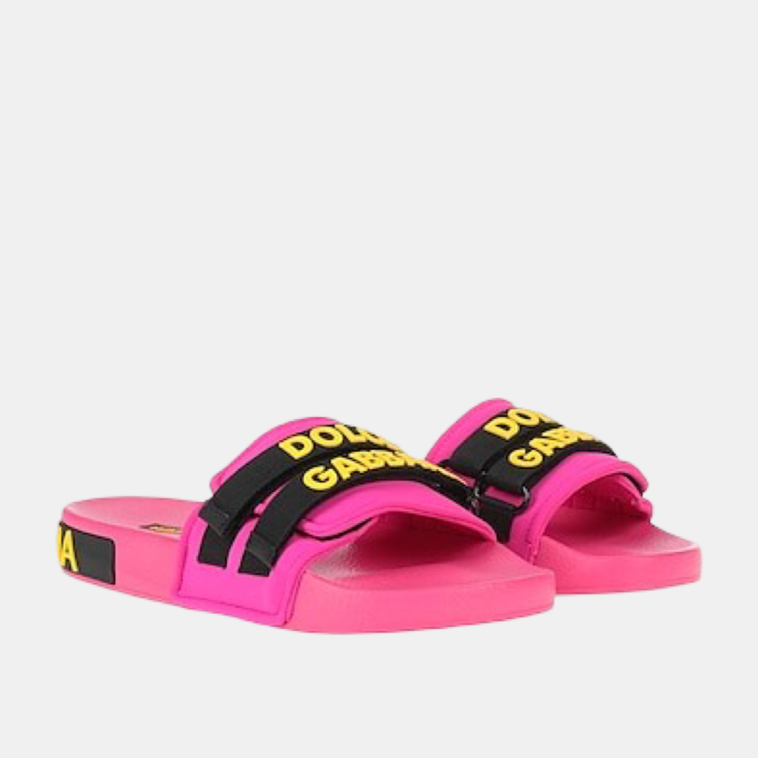 Дамски розови чехли Dolce & Gabbana Women Slippers