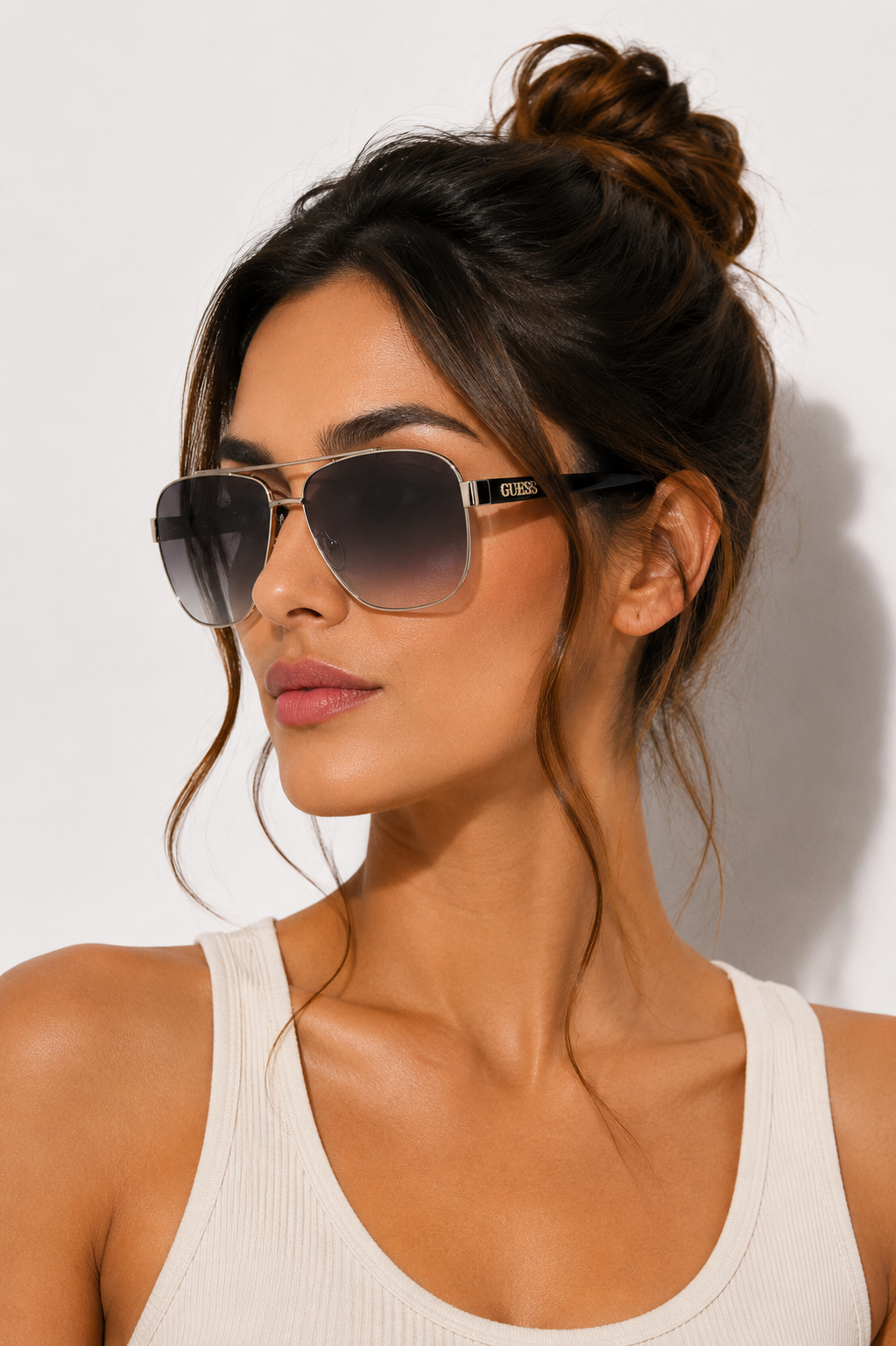 Guess Women Metal Sunglasses