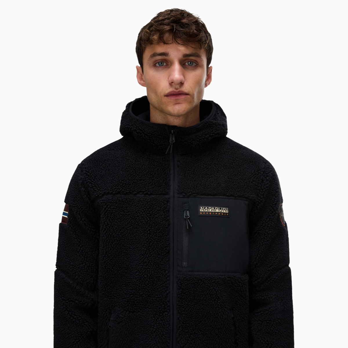 Мъжко худи Napapijri Yupik Fleece Hoodie NP0A8AZX 941 Close-Up