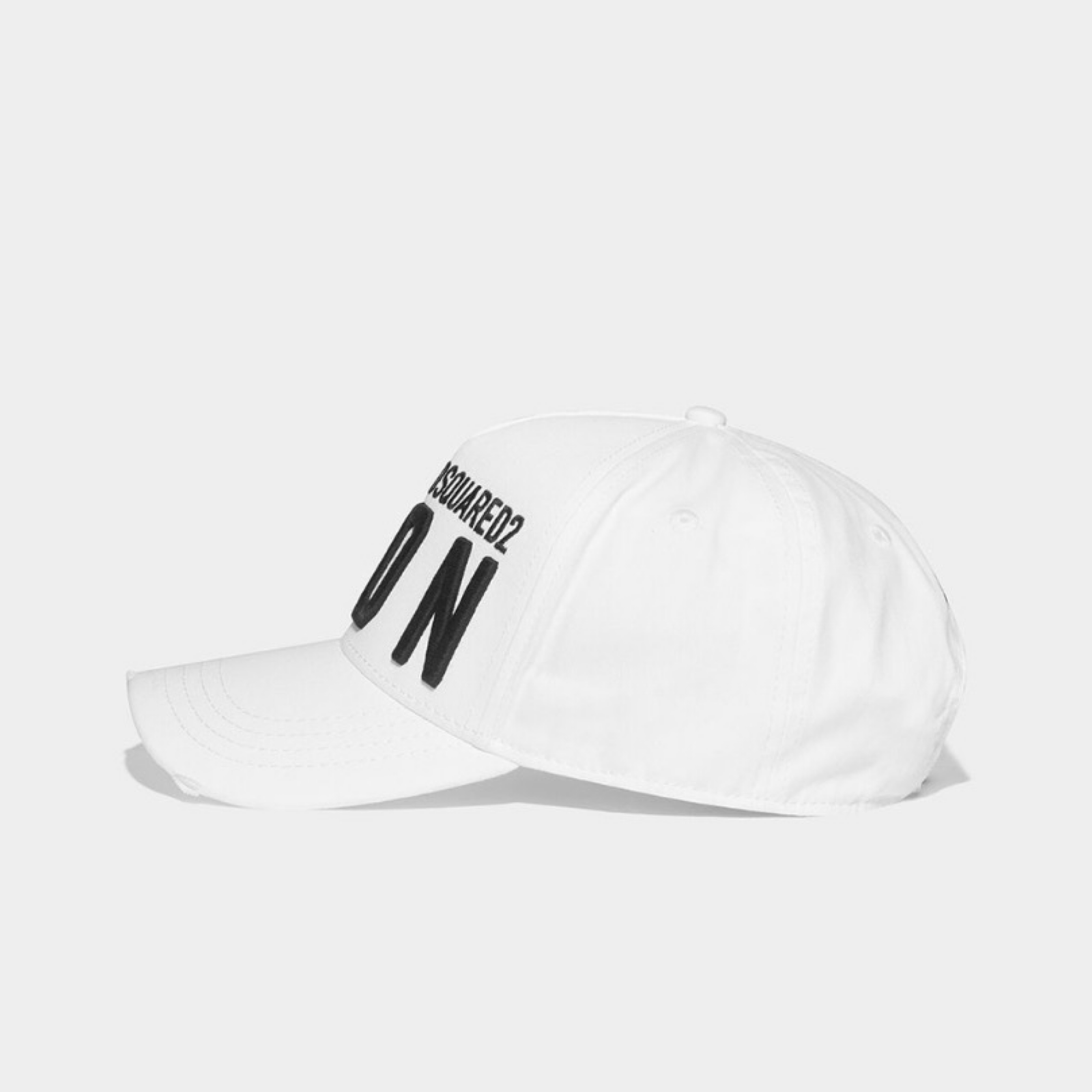 Мъжка бяла шапка Dsquared2 Icon Men Cap Side View