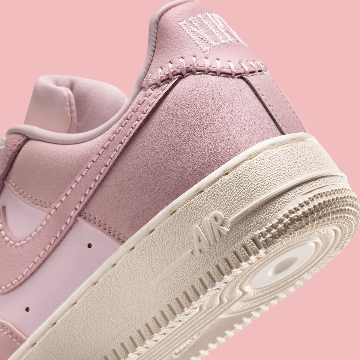 Nike Air Force 1 '07 Pink Tassels Women Sneakers IB4654-661 Close-Up
