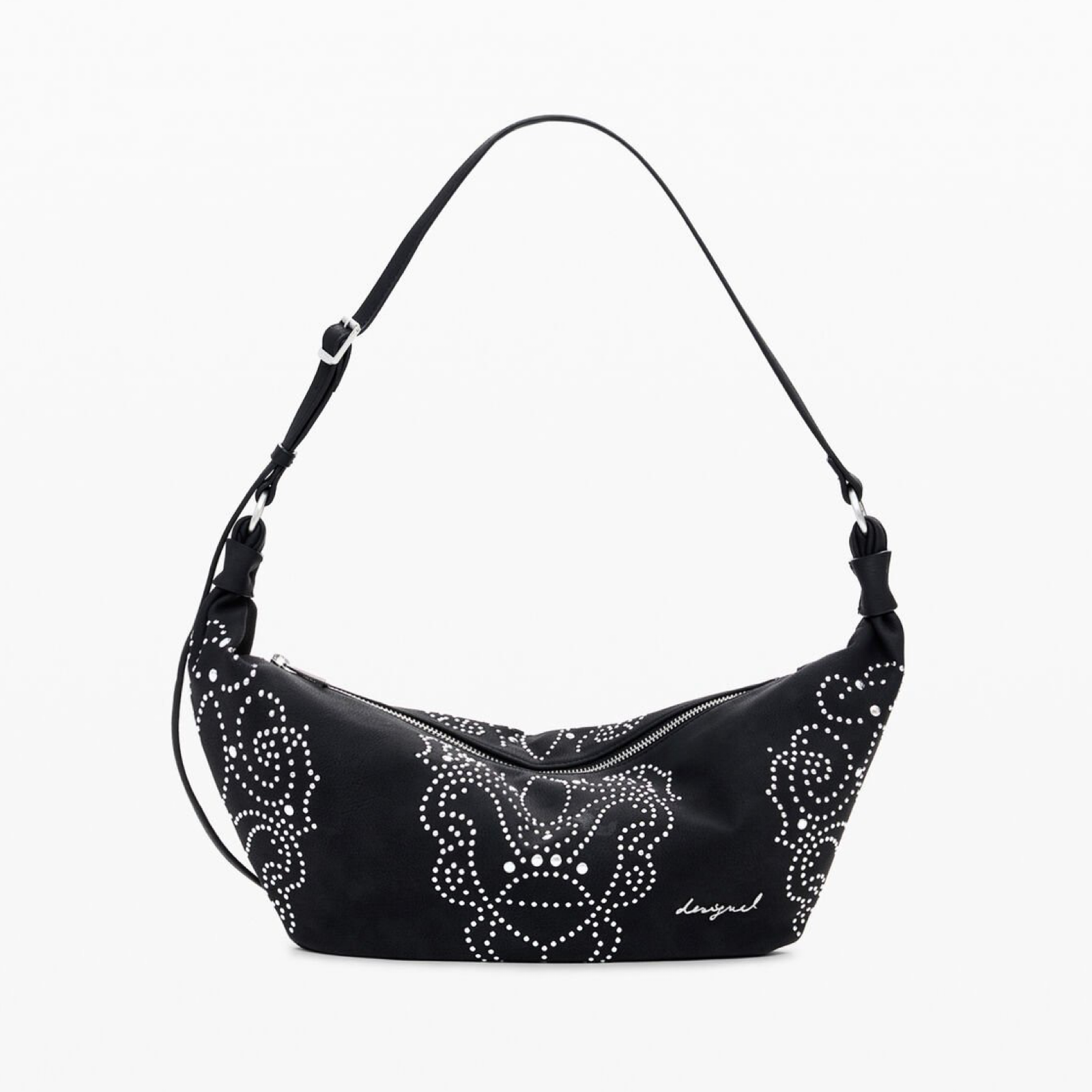 Дамска черна чанта Desigual Women Handbag 25WAXPBG Front View