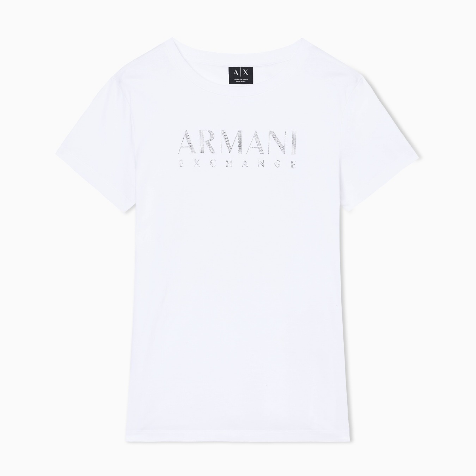 Дамска бяла тениска Armani Exchange  Women T-shirt XW002294 AF17172 U0002 Front View