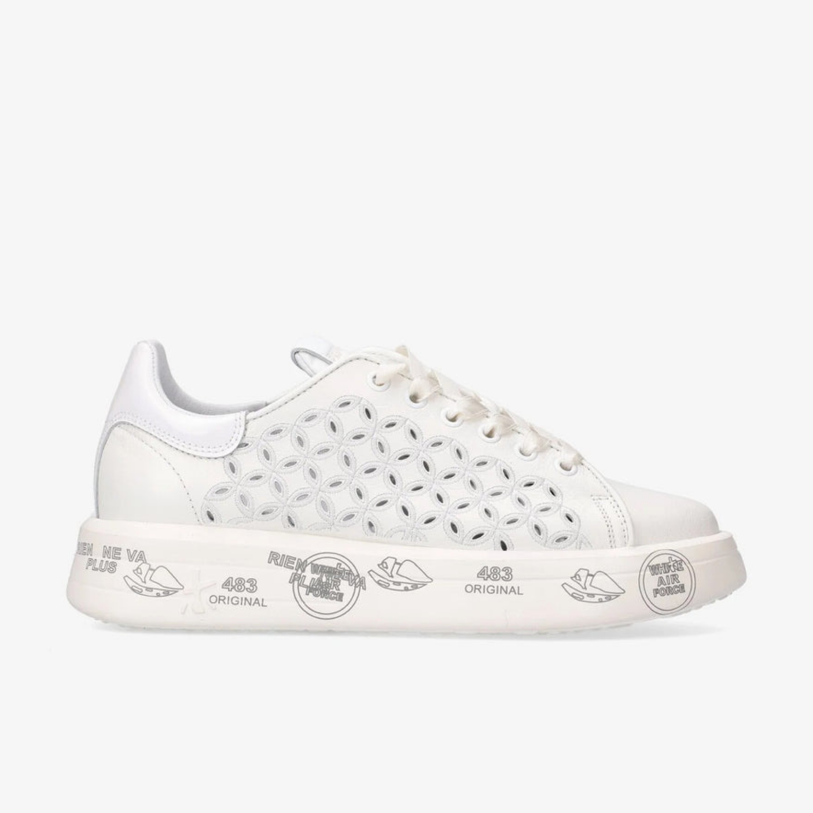 Дамски кецове Premiata Women Sneakers Belle 6283 Lateral View