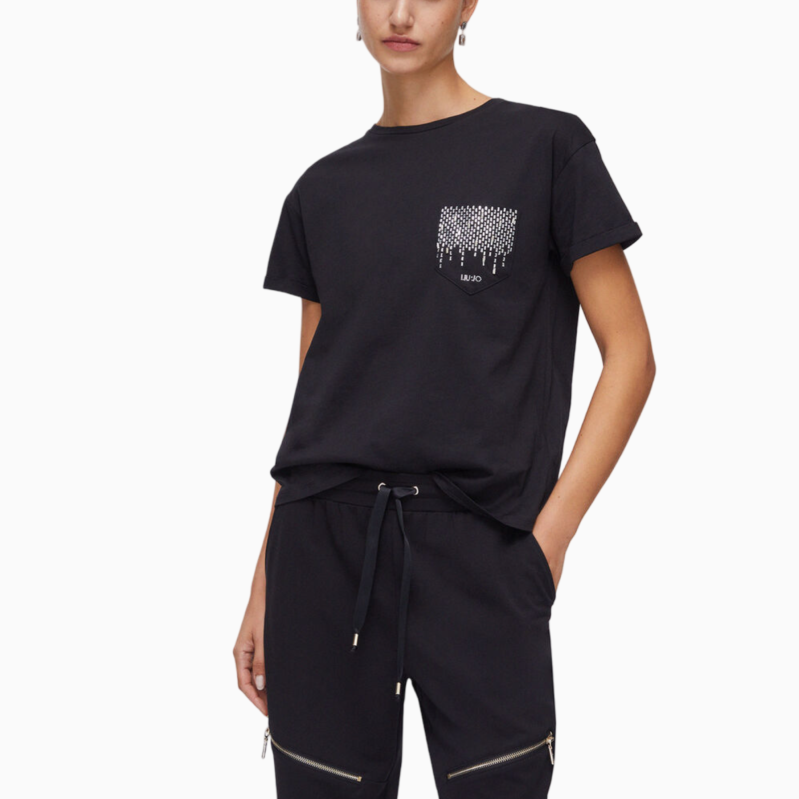 Дамка тениска Liu Jo Women T-shirt WA6372 JS923 P9392 Front View