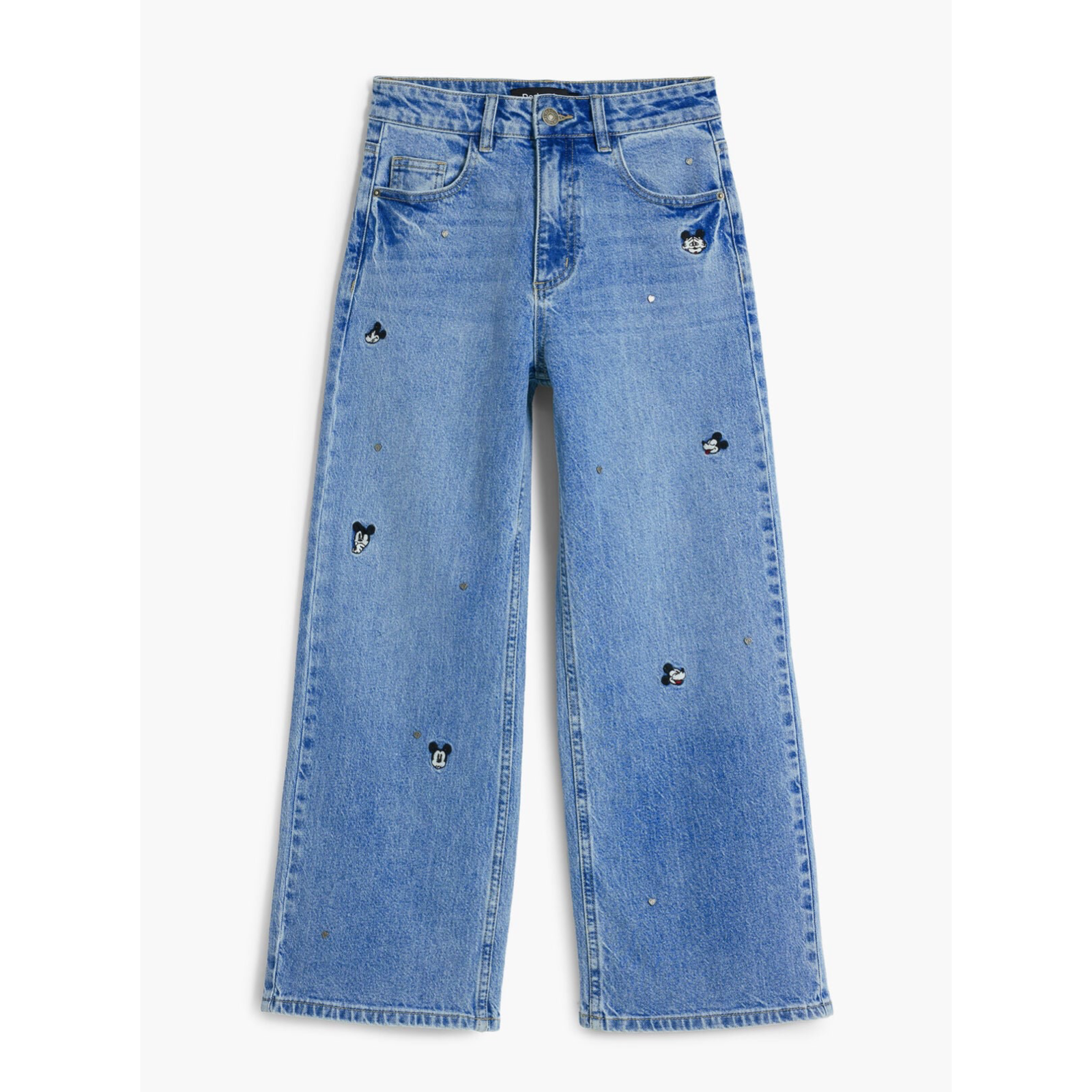 Дамски дънки Desigual Mickey Women Jeans 25WWDD17 5053 Front View