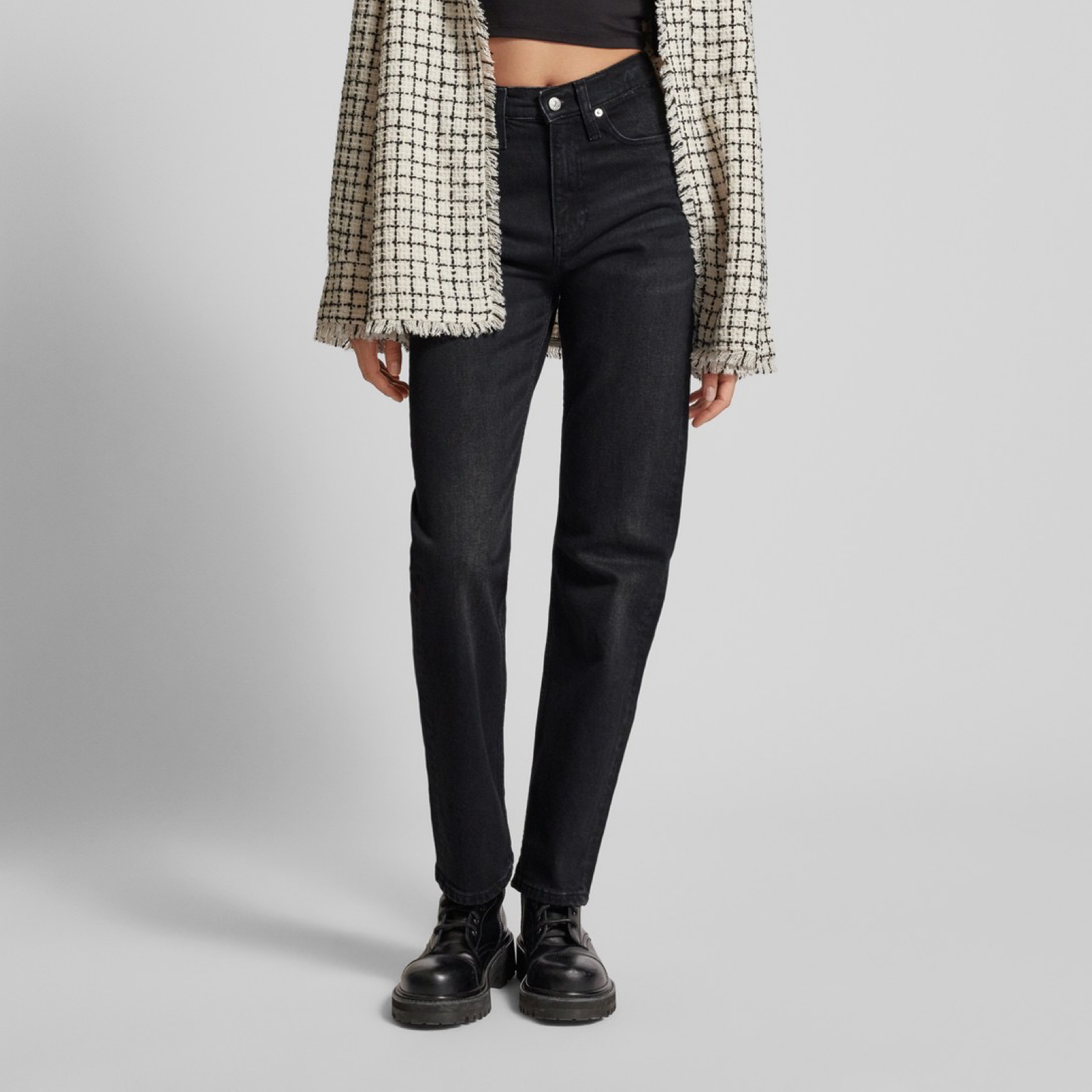 Дамски черни дънки Calvin Klein Jeans J20J224895