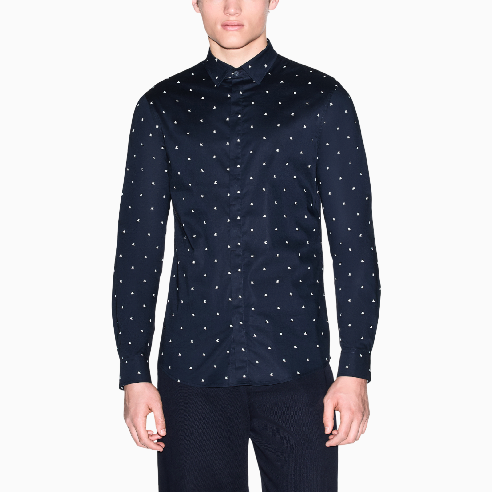 Мъжка риза Armani Exchange Men Shirt XM000625 AF13184 FB434 Front View