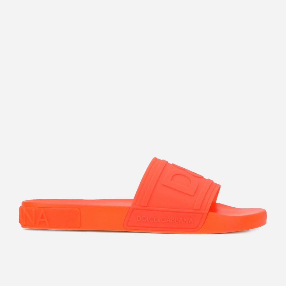 Мъжки оранжеви чехли Dolce & Gabbana Men Slippers