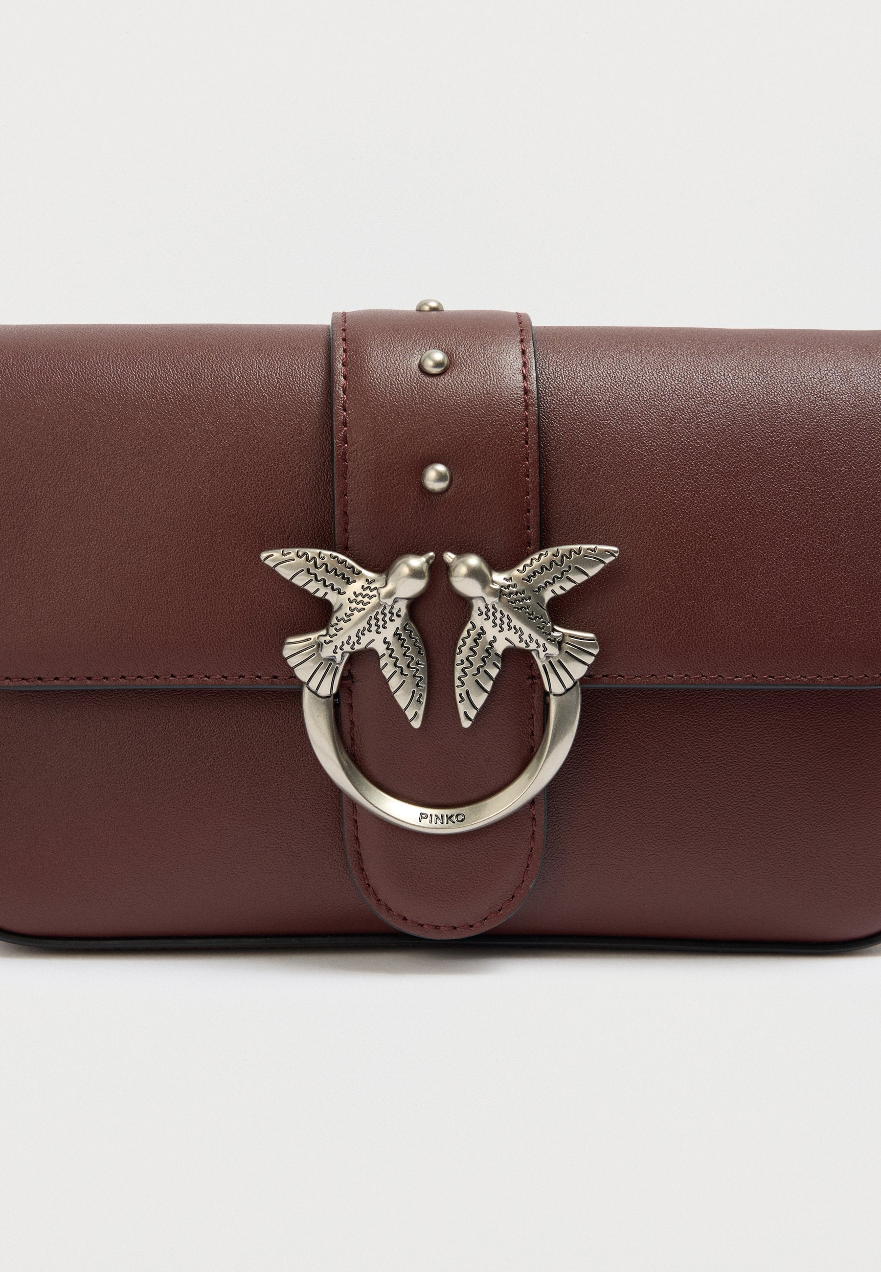 Дамска чанта Women’s shoulder bag Pinko Mini Love 104340 A0QO R49O Dark Brown detail view