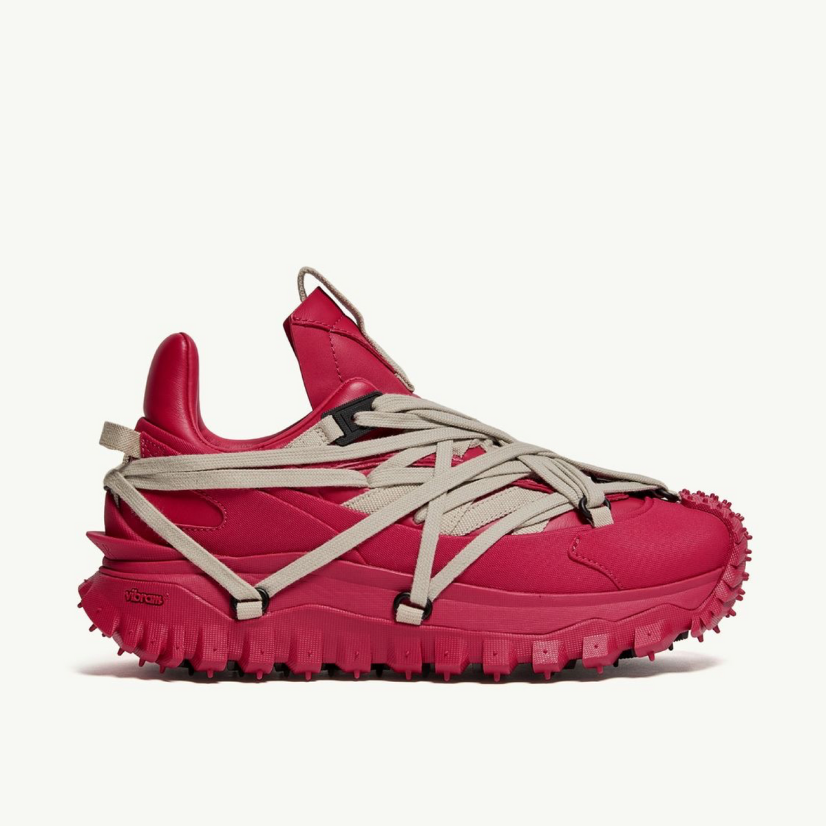 Moncler + Rick Owens Trailgrip Megalace Sneakers L109N4M00010M4321451 Lateral View