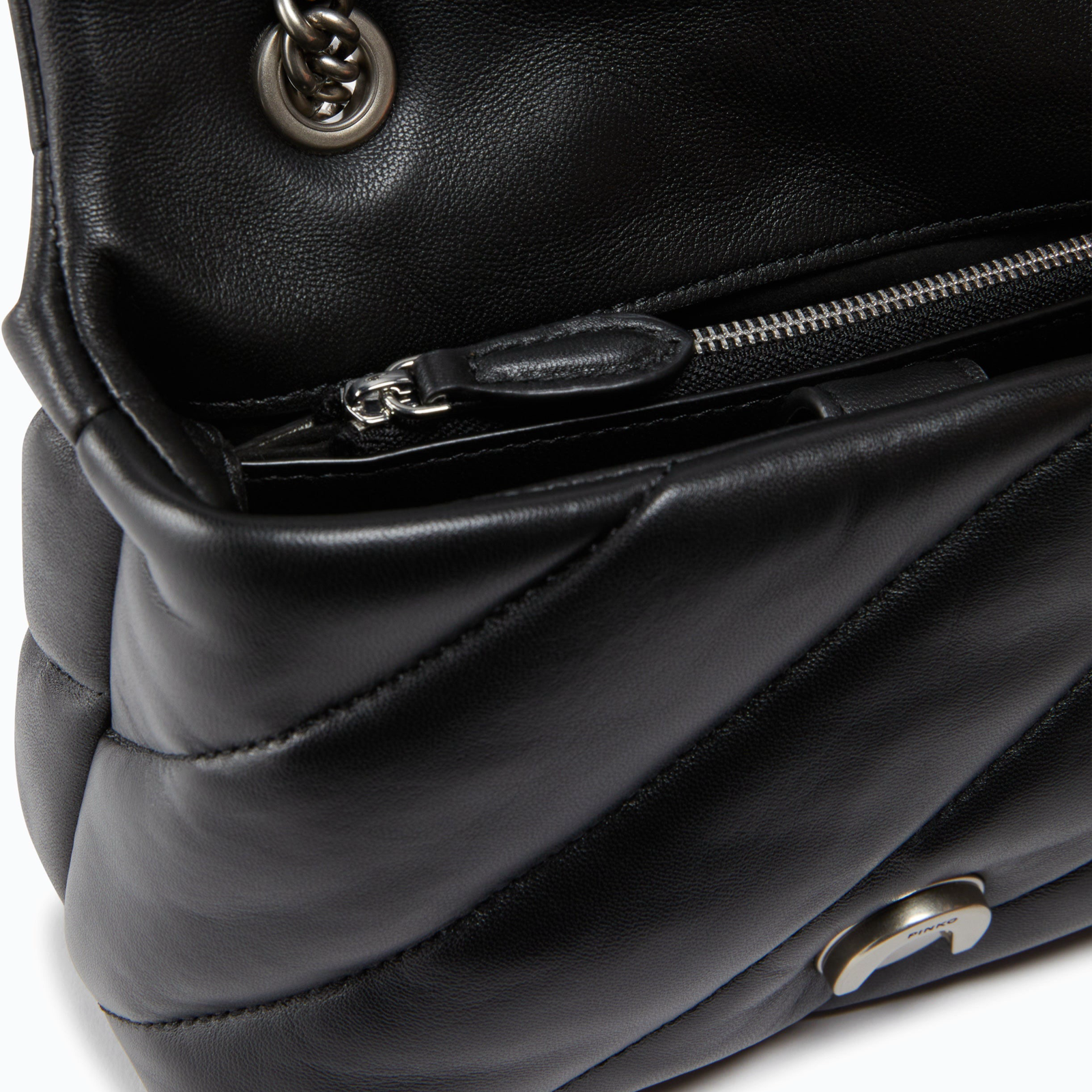 Дамска чанта Pinko Love Mini Puff Maxi Quilt Shoulder Bag 100039 A0F2 Z99O Close-Up