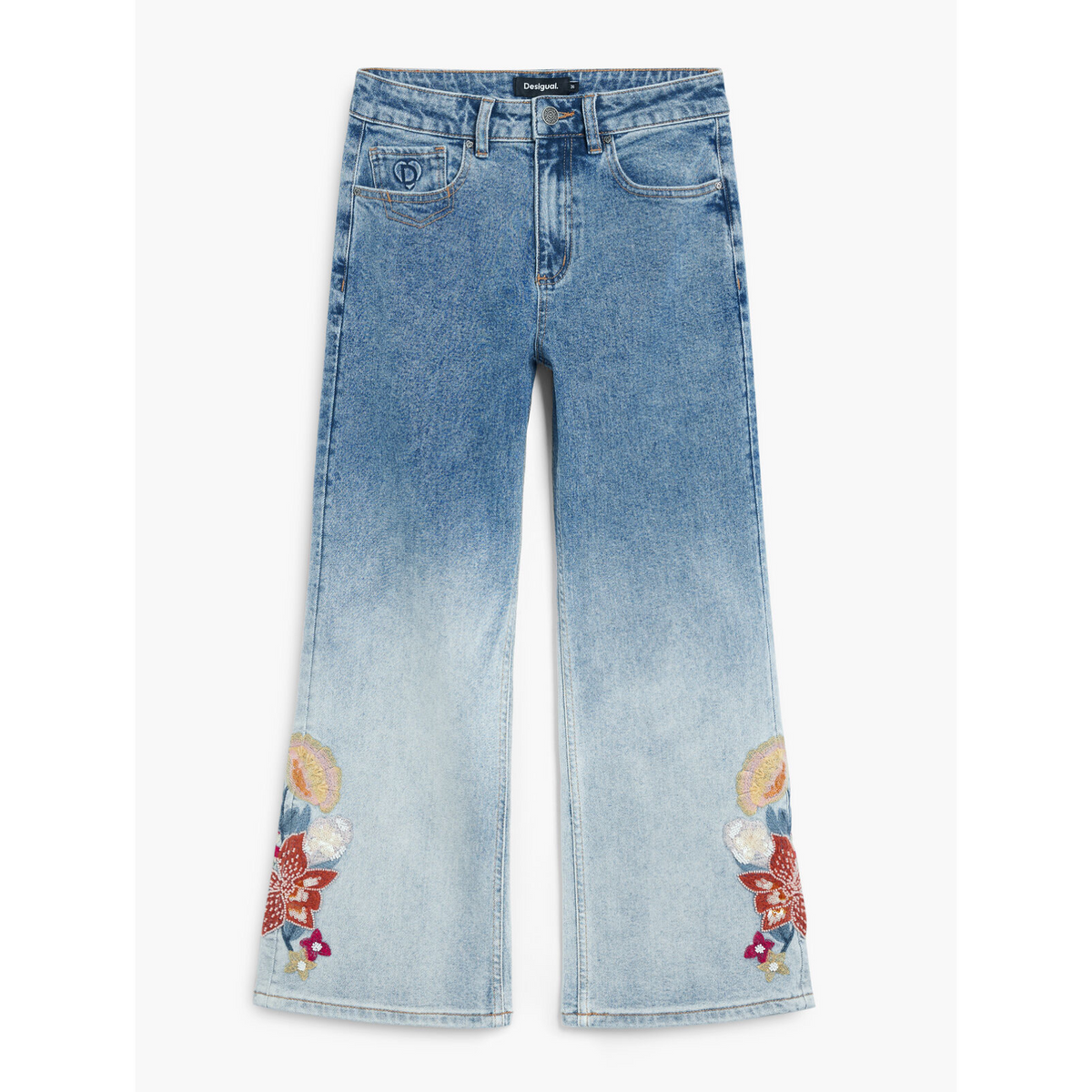 Дамски дънки Desigual Women Jeans 26SWDD20 5053 Front View