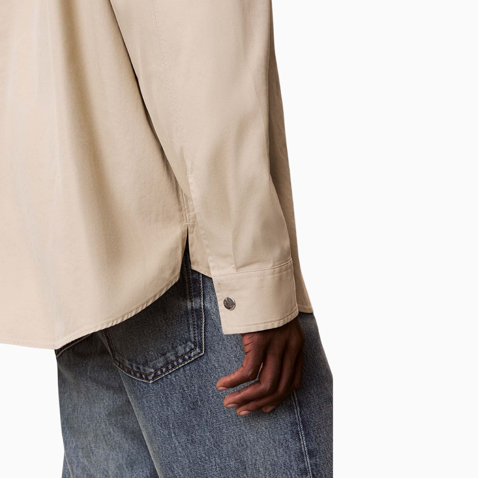 Calvin Klein Jeans Men Overshirt Jacket LV04RE109G Close-Up