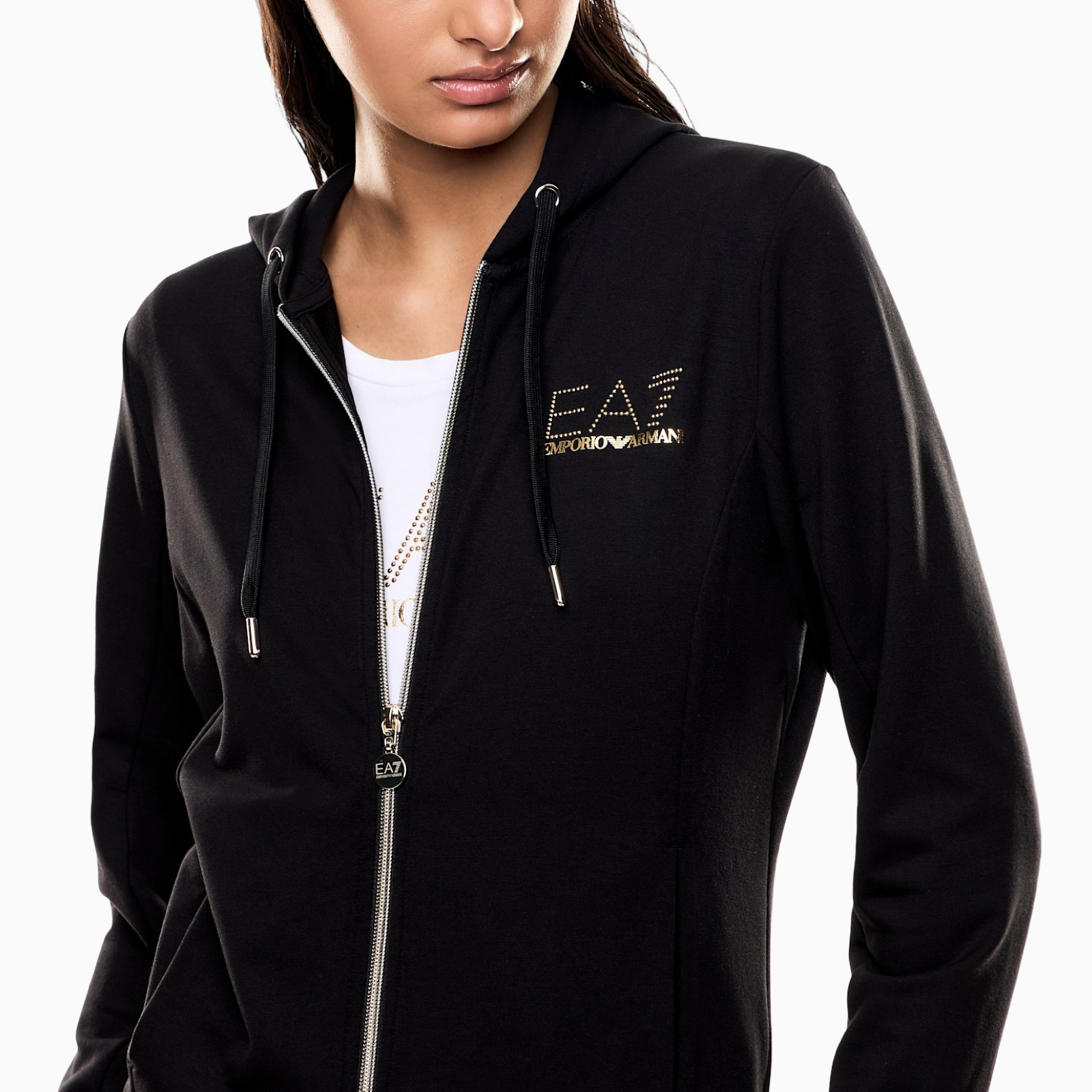 Дамски екип EA7 Emporio Armani Women Tracksuit 8NTV51 TJ9RZ 1200 Close-Up