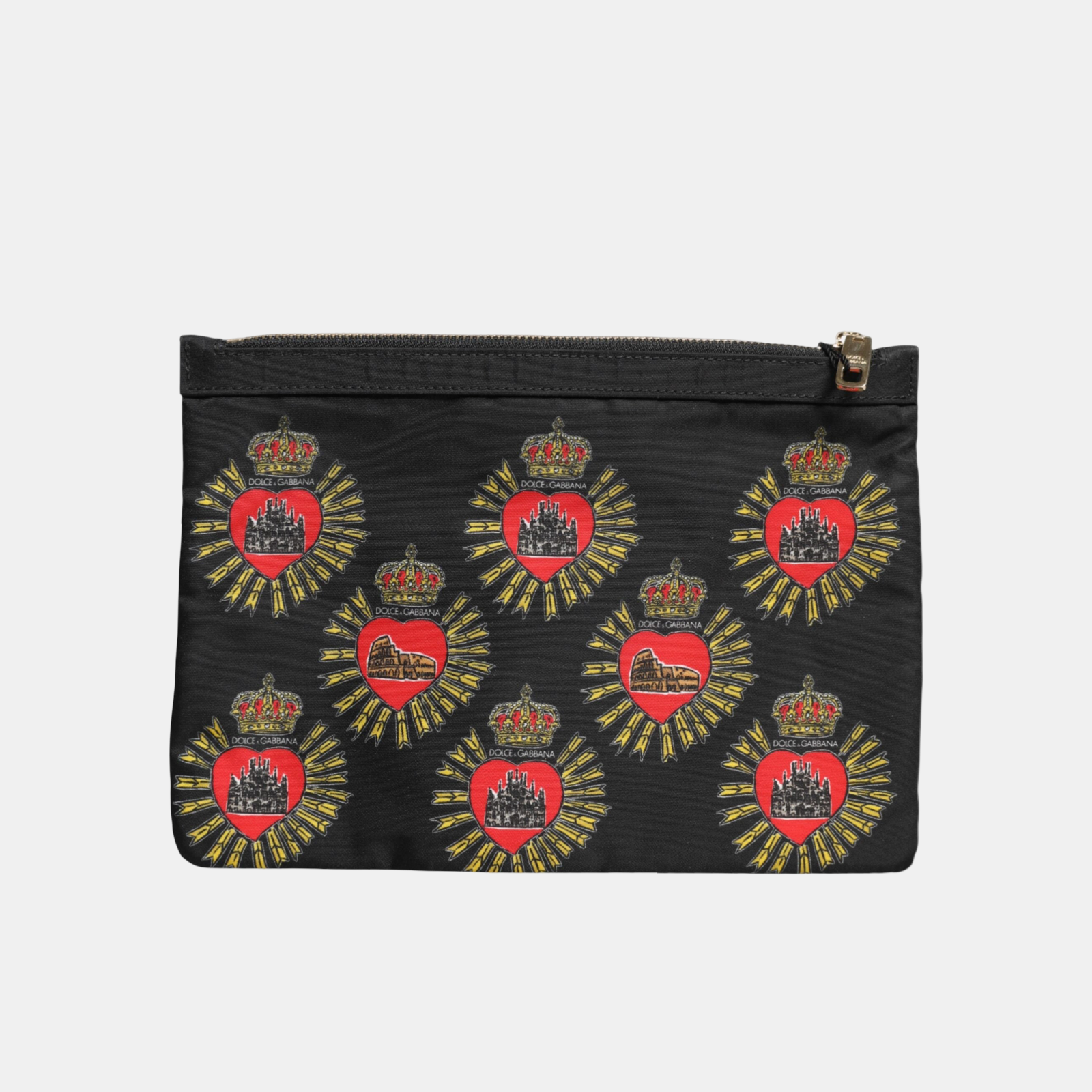 Dolce & Gabbana Sacred Heart Clutch Bag Back View
