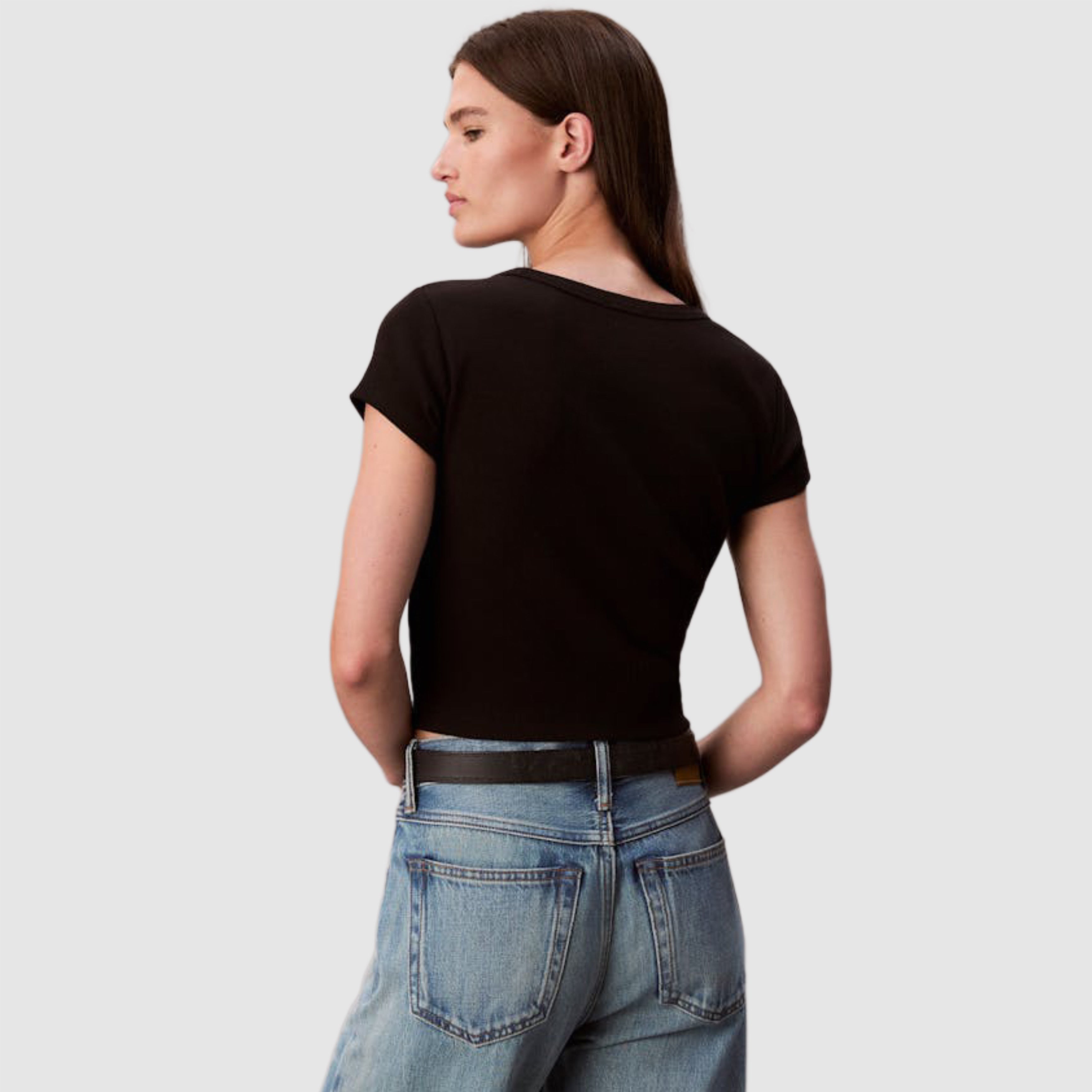 Дамска тениска Calvin Klein women’s T-shirt LV047C200G UB1 Back view 