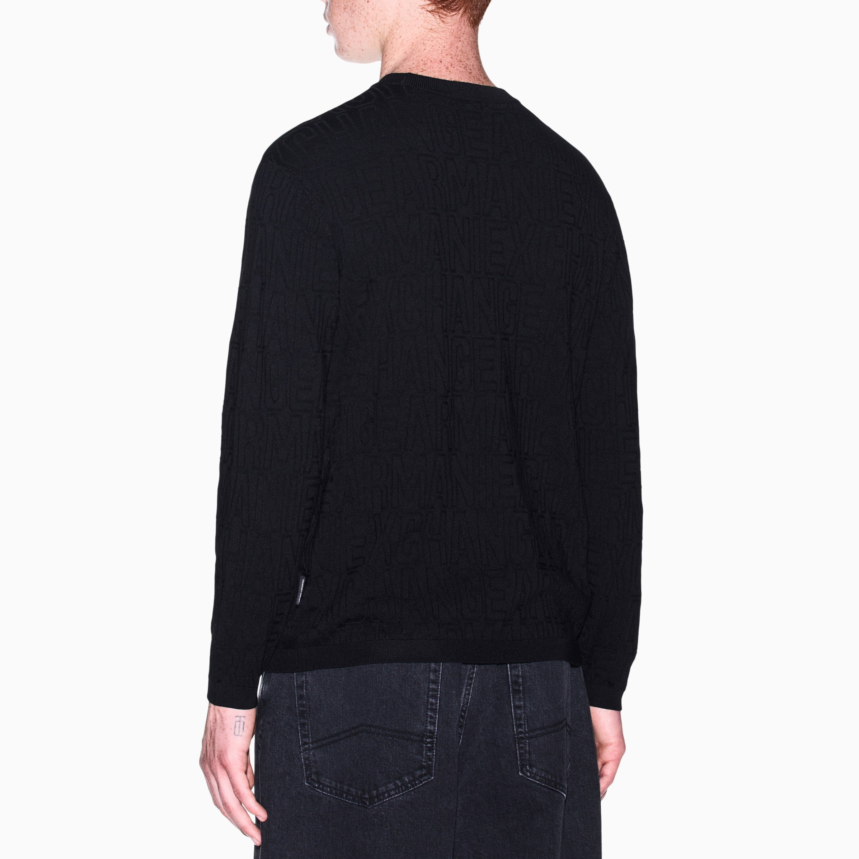 Мъжки пуловер Armani Exchange men’s knitwear XM002986 AF10454 UC001 Back view 