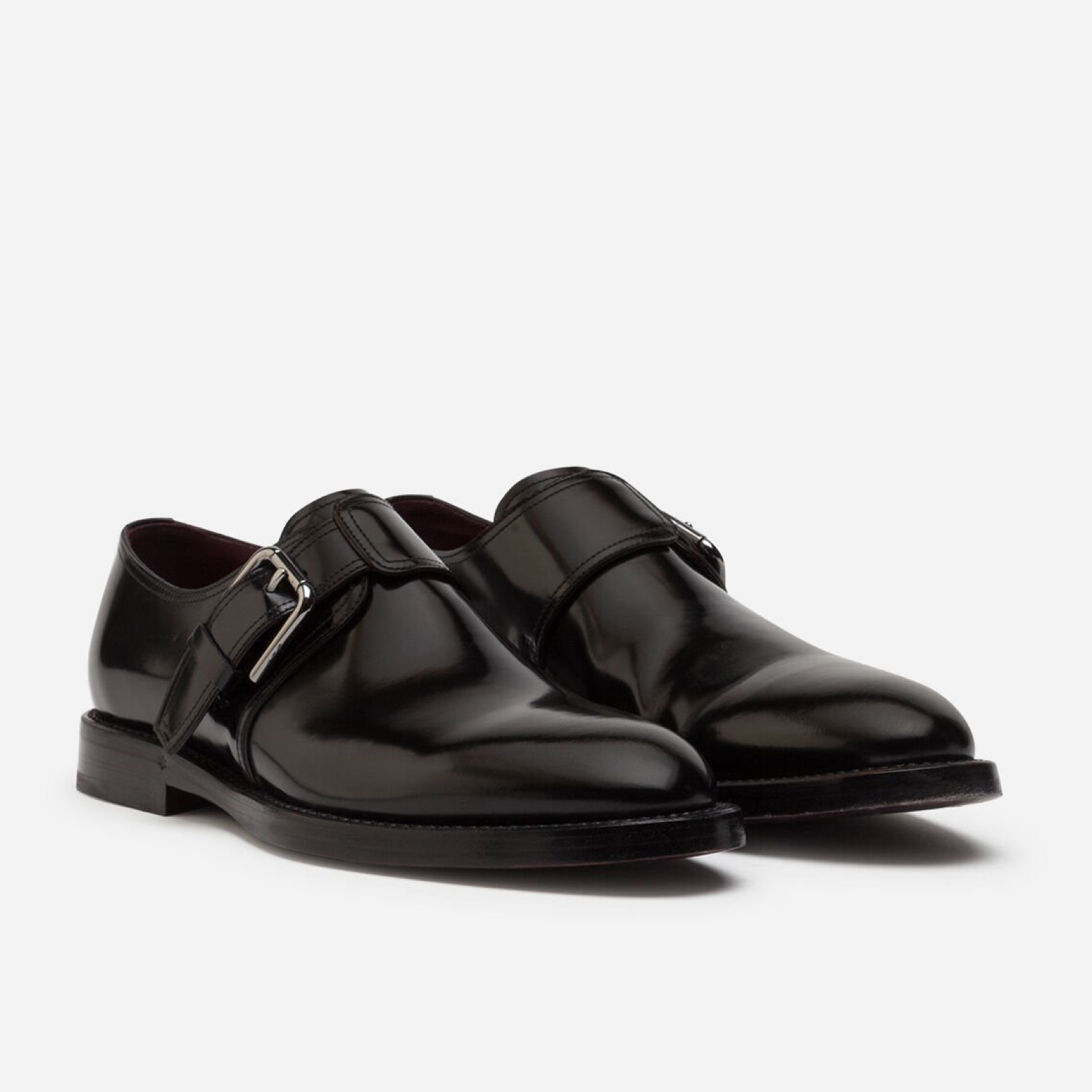 Dolce & Gabbana Giotto Monk Strap Derby Men Formal Shoes Medial View