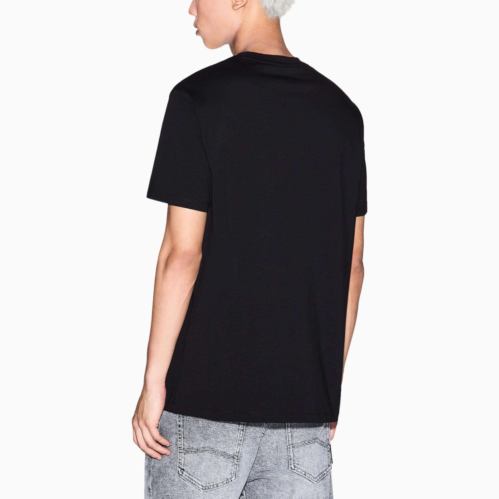 Мъжка черна тениска Armani Exchange XM001425 AF10361 Back View