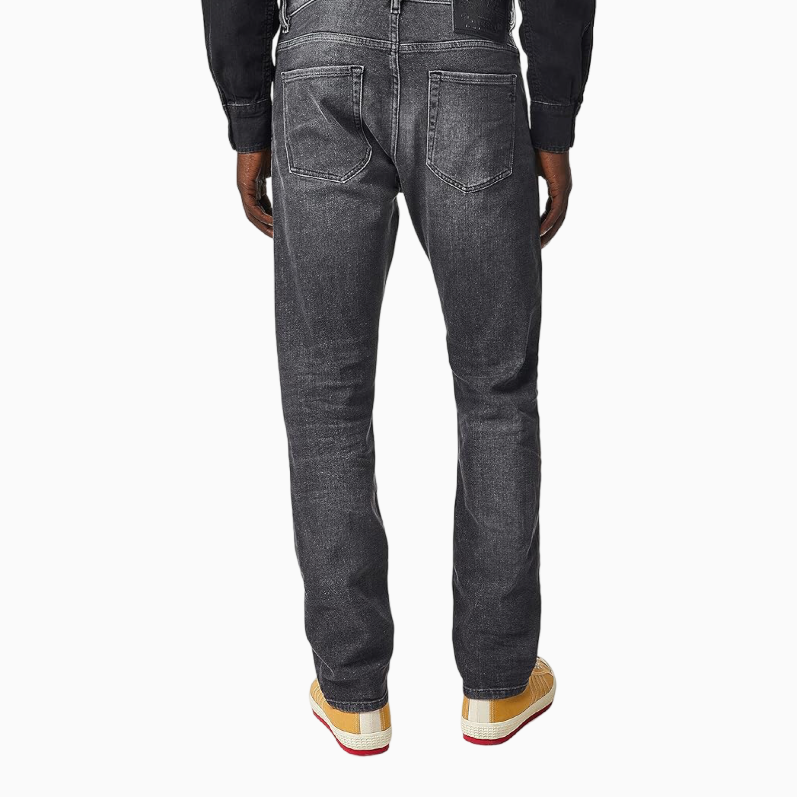 Мъжки черни дънки Diesel D-VIKER A03336 09B42 Back View