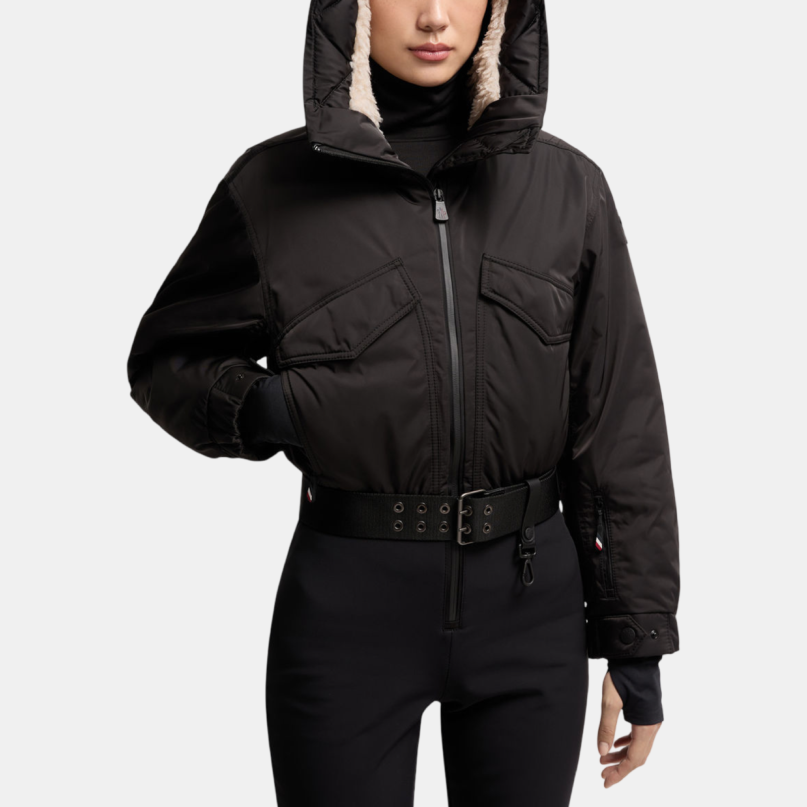 Moncler Grenoble Padded Women Ski Suit K20982G 00006M 7340 Front View
