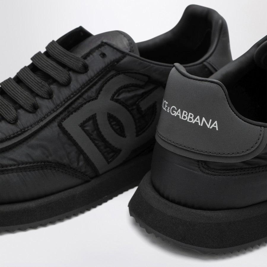Мъжки маратонки Men’s sneakers Dolce & Gabbana Cushion CS2288AF992 80999 Black heel and logo view