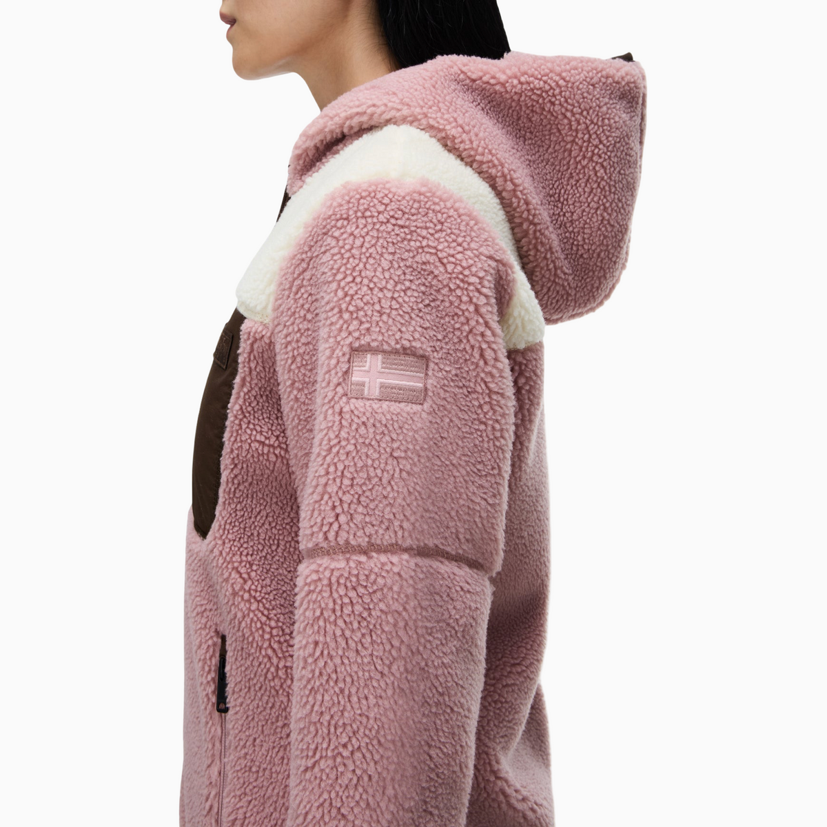Дамско худи Napapijri Yupik Women Fleece Hoodie NP0A8APH PA4 Close-Up