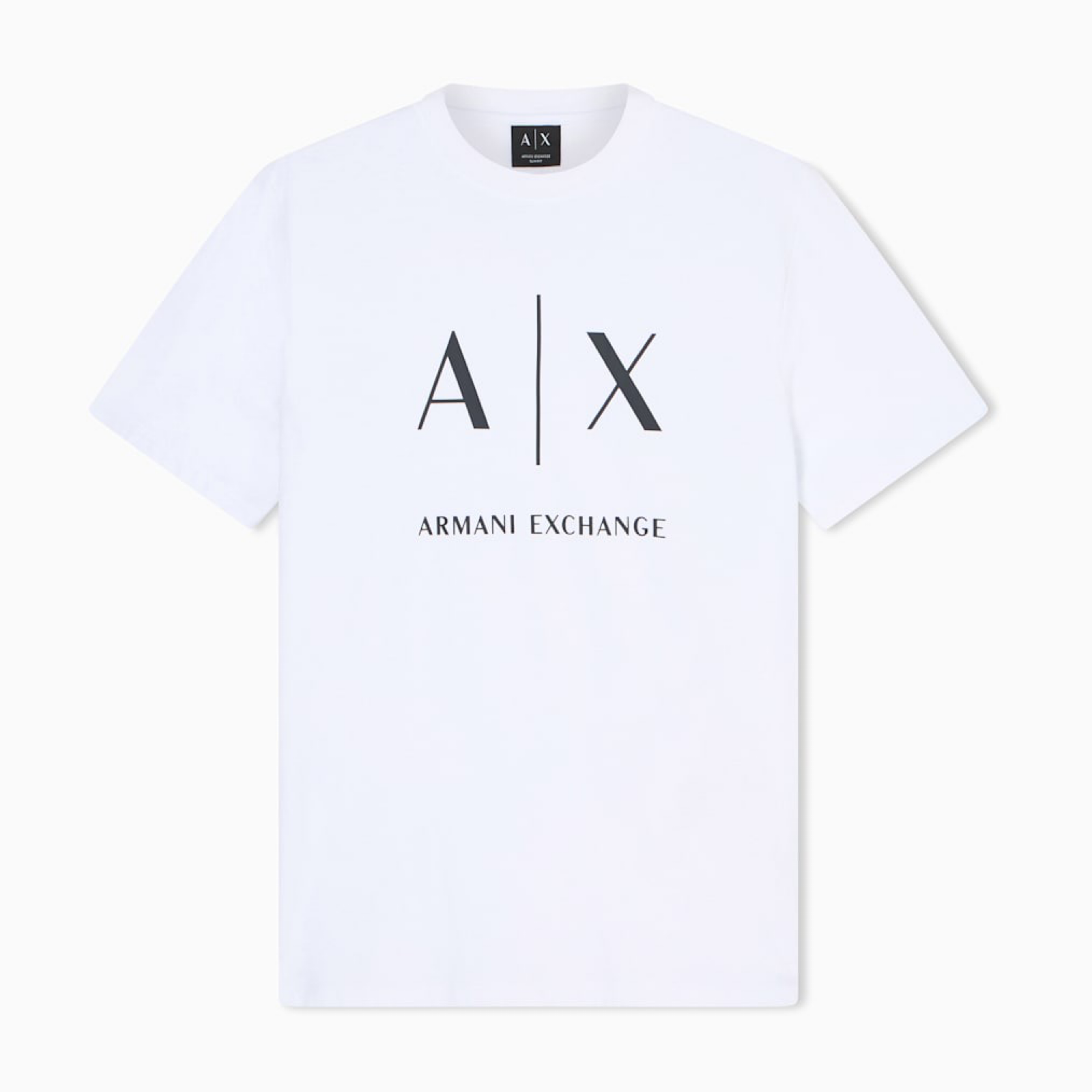 Мъжка бяла тениска Armani Exchange Men T-shirt XM002683 AF10356 U0002 Front View