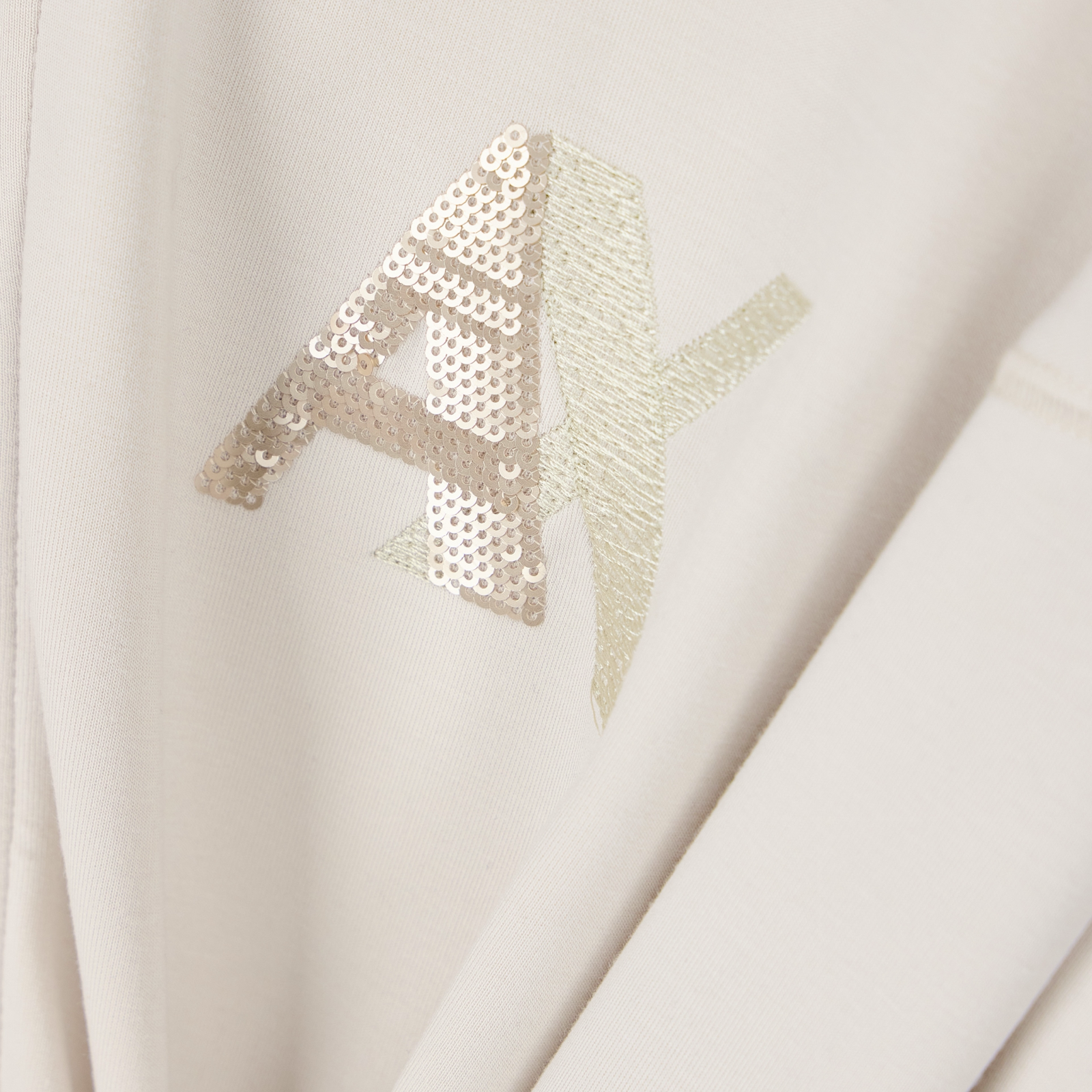 Дамски бежов суичър Armani Exchange Women Sweatshirt XW002861 AF13397 U1039 Close-Up