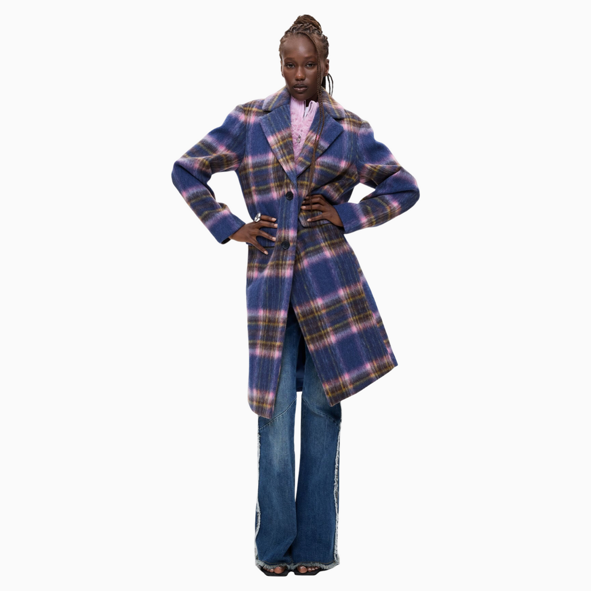 Дамско палто Desigual Women Coat 26WWEW30 5000 Front View