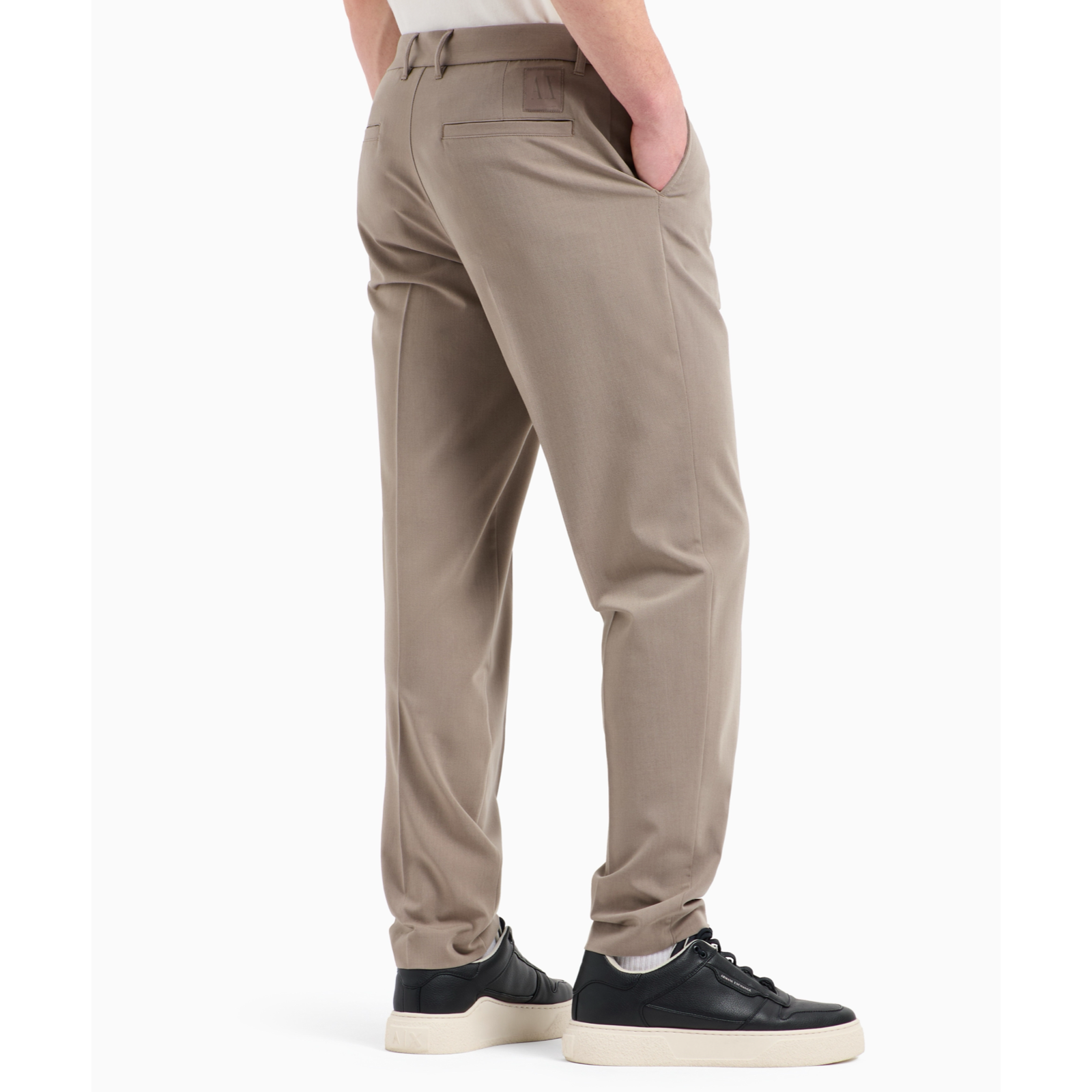 Мъжки бежов панталон Armani Exchange Men Trousers XM000346 AF10897 U6107 Side View