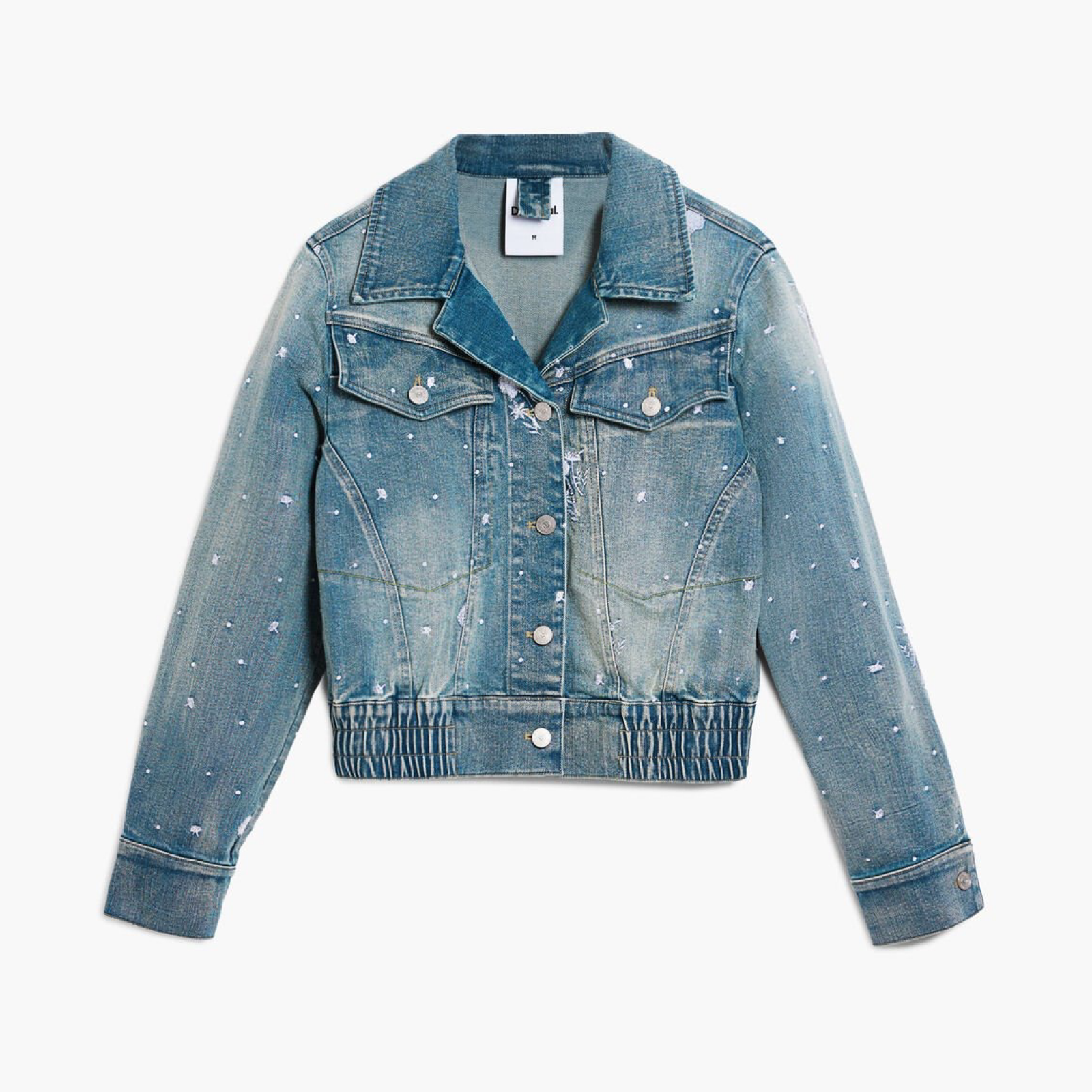 Дамско дънково яке Desigual Women Denim Jacket 26SWED11 5053 Front View