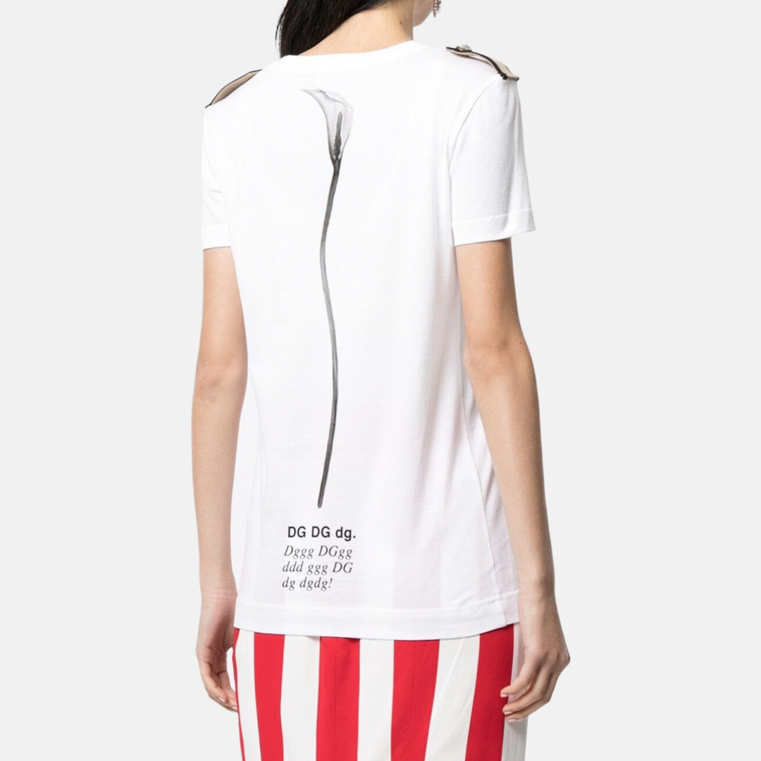 Дамска бяла тениска Dolce & Gabbana Women T-Shirt