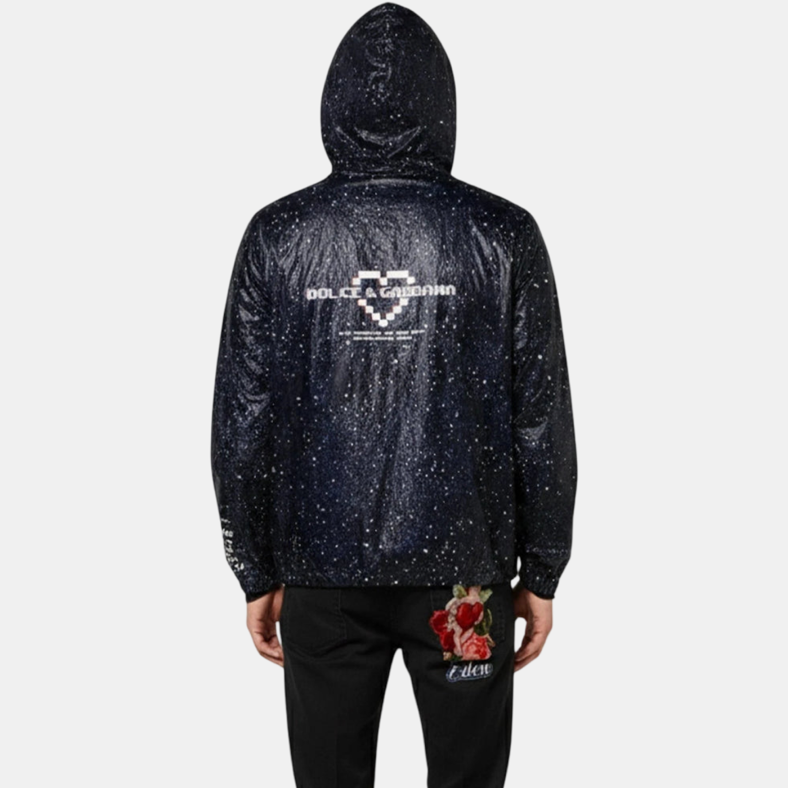 Dolce & Gabbana D&G Game Men Hoodie G9WU9T FUSR6 HH3HU Back View
