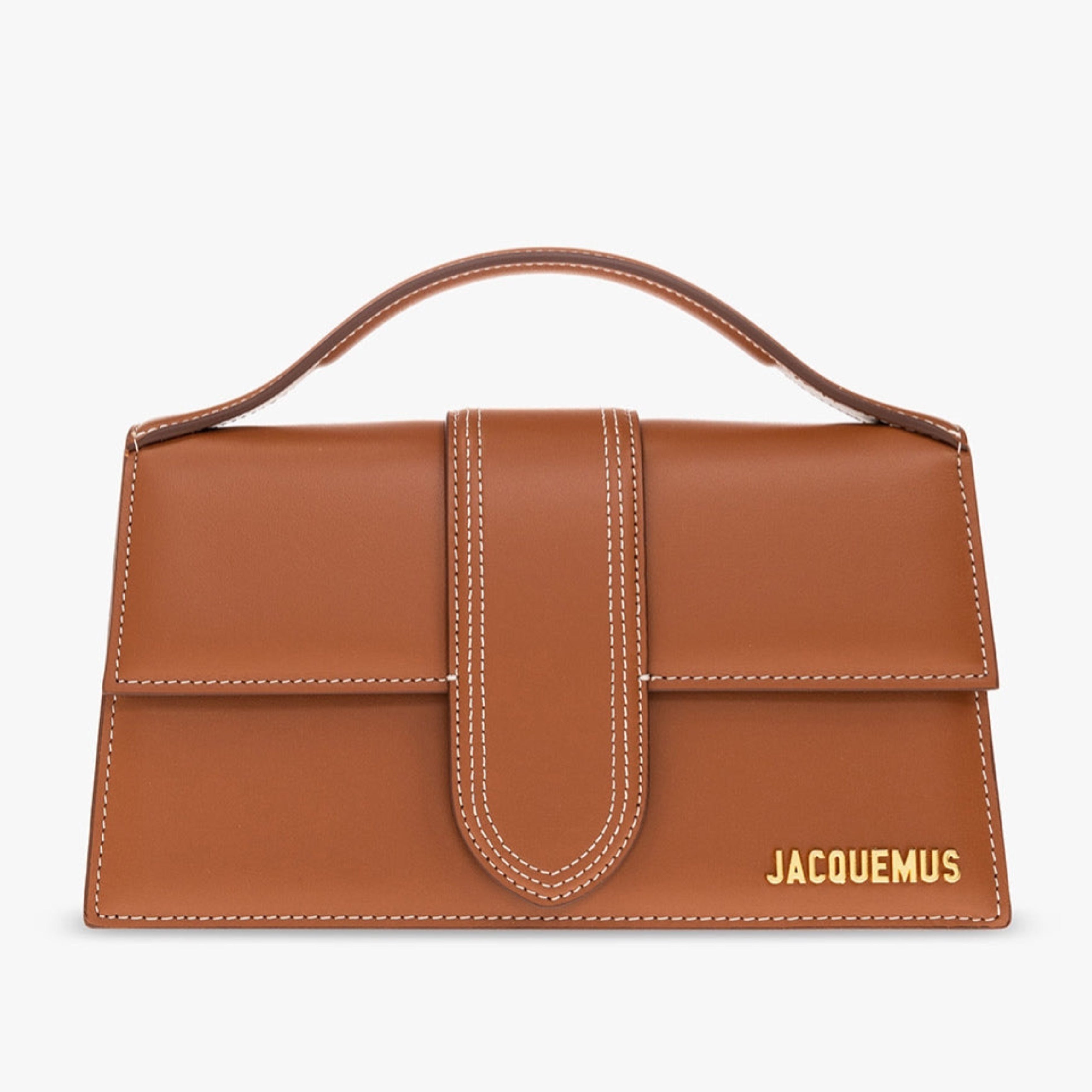 Дамска чанта Women’s handbag JACQUEMUS 213BA0073072811 Le Grand Bambino Brown front view