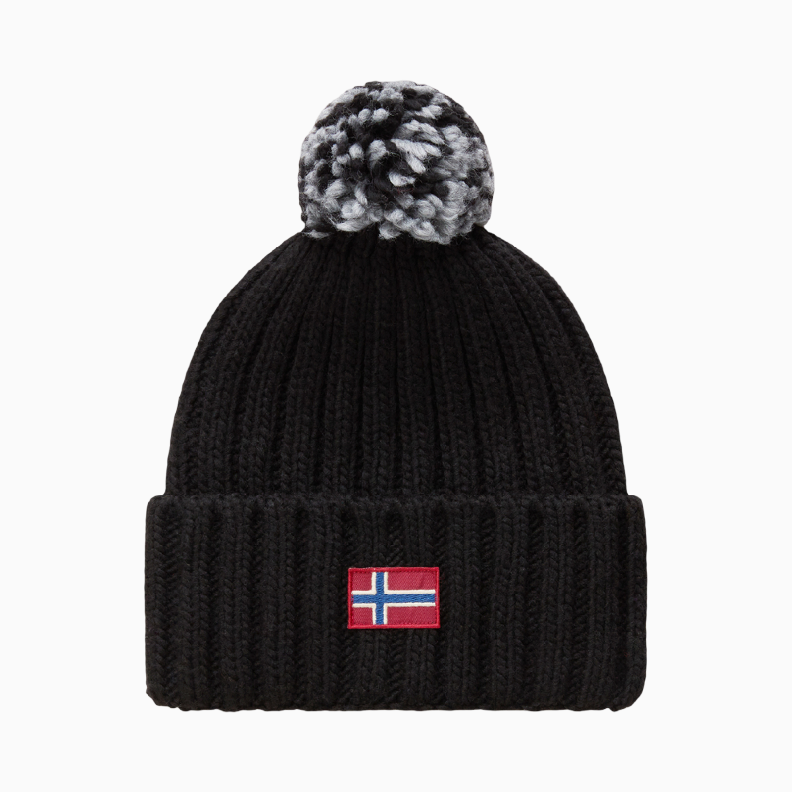 Дамска черна зимна шапка Napapijri Women Hat NP0A4GKC Front View