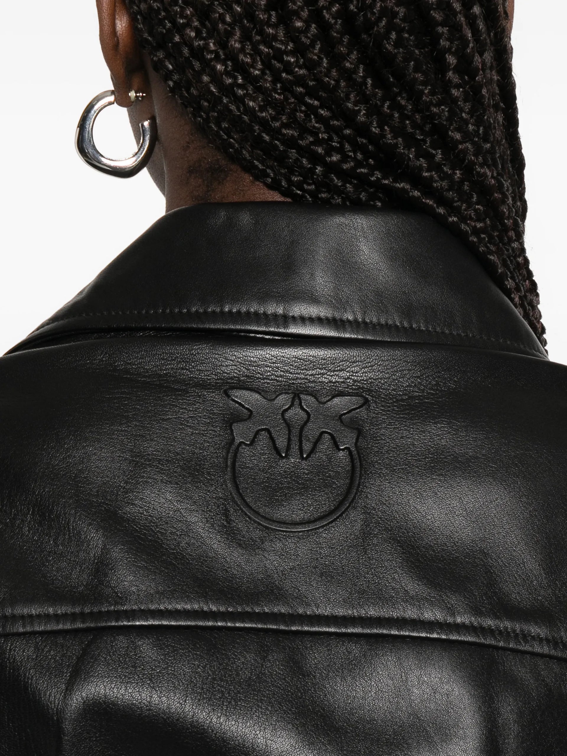 Дамско кожено яке Women’s leather jacket Pinko 106247 A32I Z99 Black