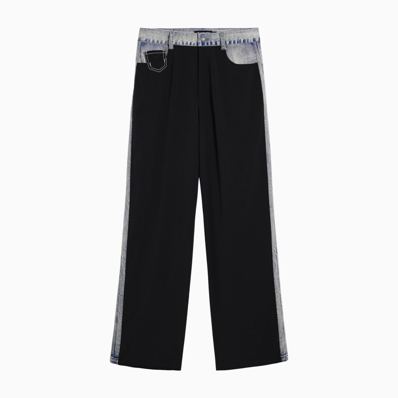 Дамски панталон Desigual Women Trousers 26SWPW26 2000 Front View