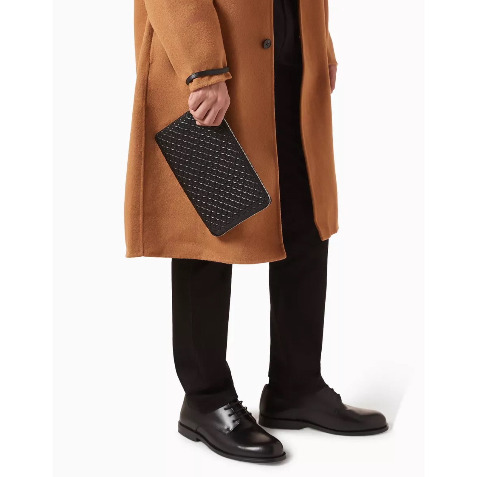 Мъжки подаръчен комплект клъч чанта и кардхолдър Calvin Klein Men Gift Set Clutch Bag LV04D0003G Model View