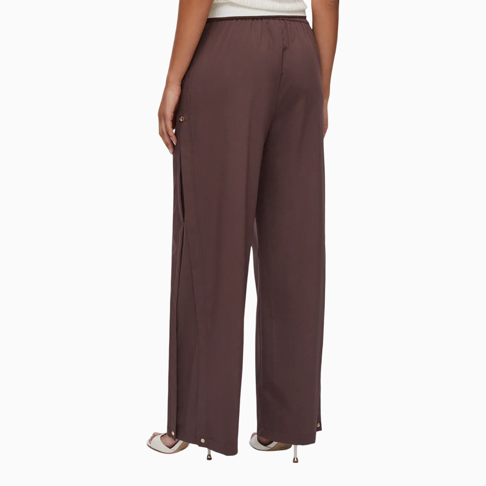 Дамски кафяв панталон Liu Jo Women Trousers TA6181 TS922 91015 Back View