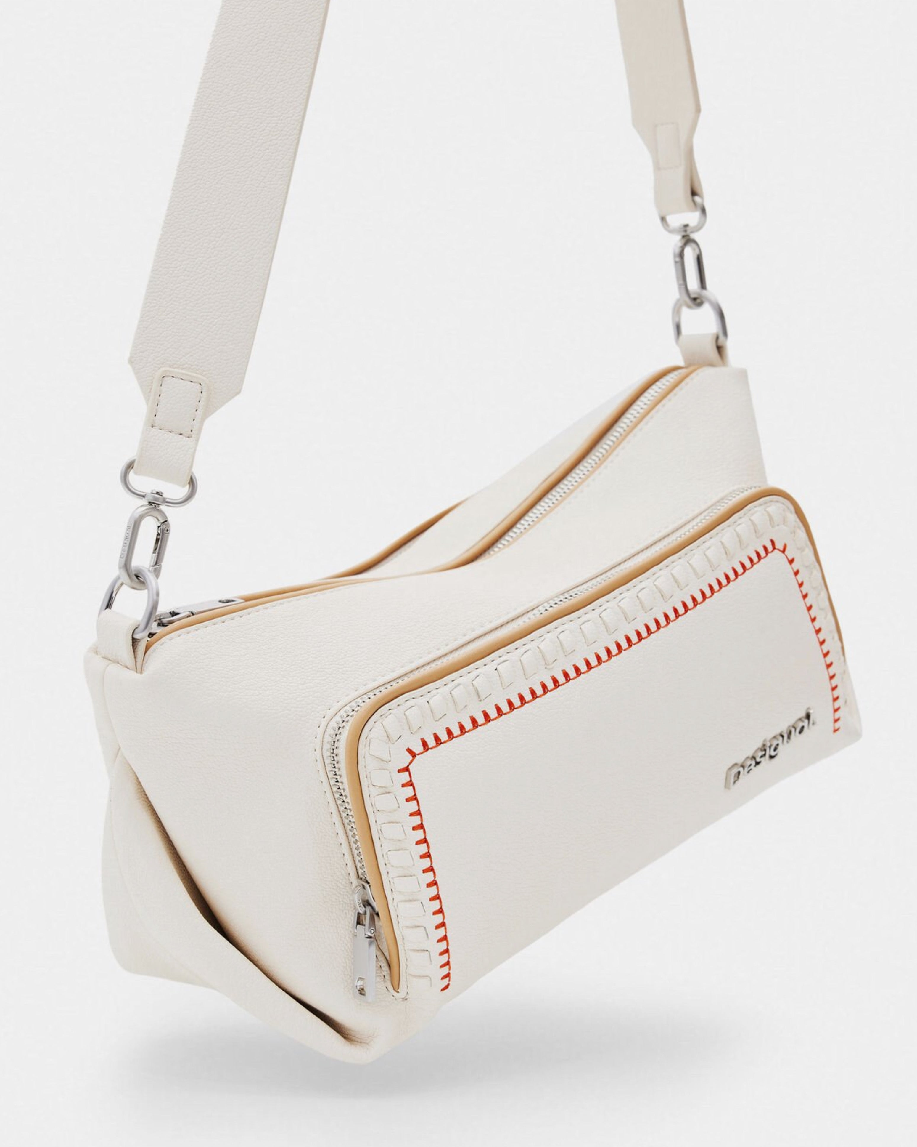 Дамска чанта Women’s shoulder bag Desigual 24SAXP74 1001U White
