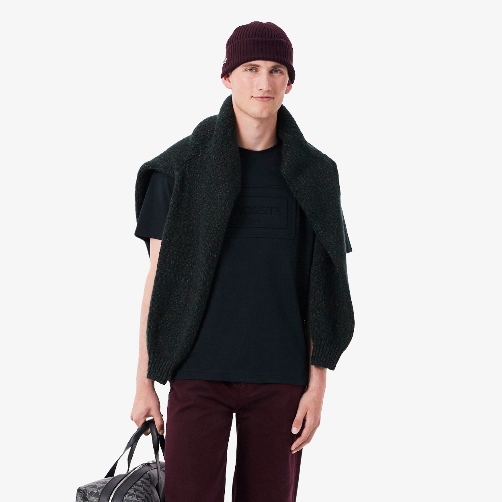 Зимна шапка Lacoste Winter Hat RB0001-00-3KE Model View